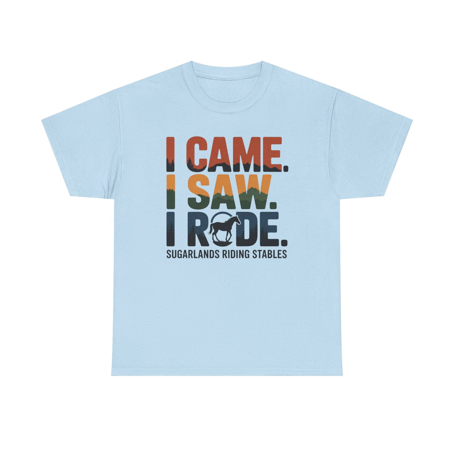 I Came. I Saw. I Rode. Horseback Riding T‑Shirt