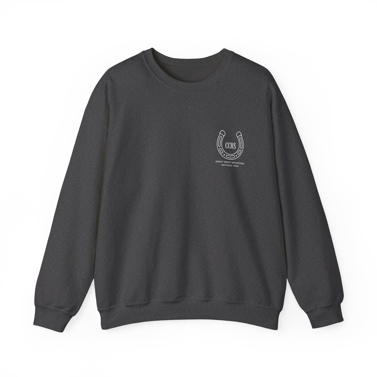 Cades Cove Riding Stables Horsehead Unisex Heavy Blend™ Crewneck Sweatshirt