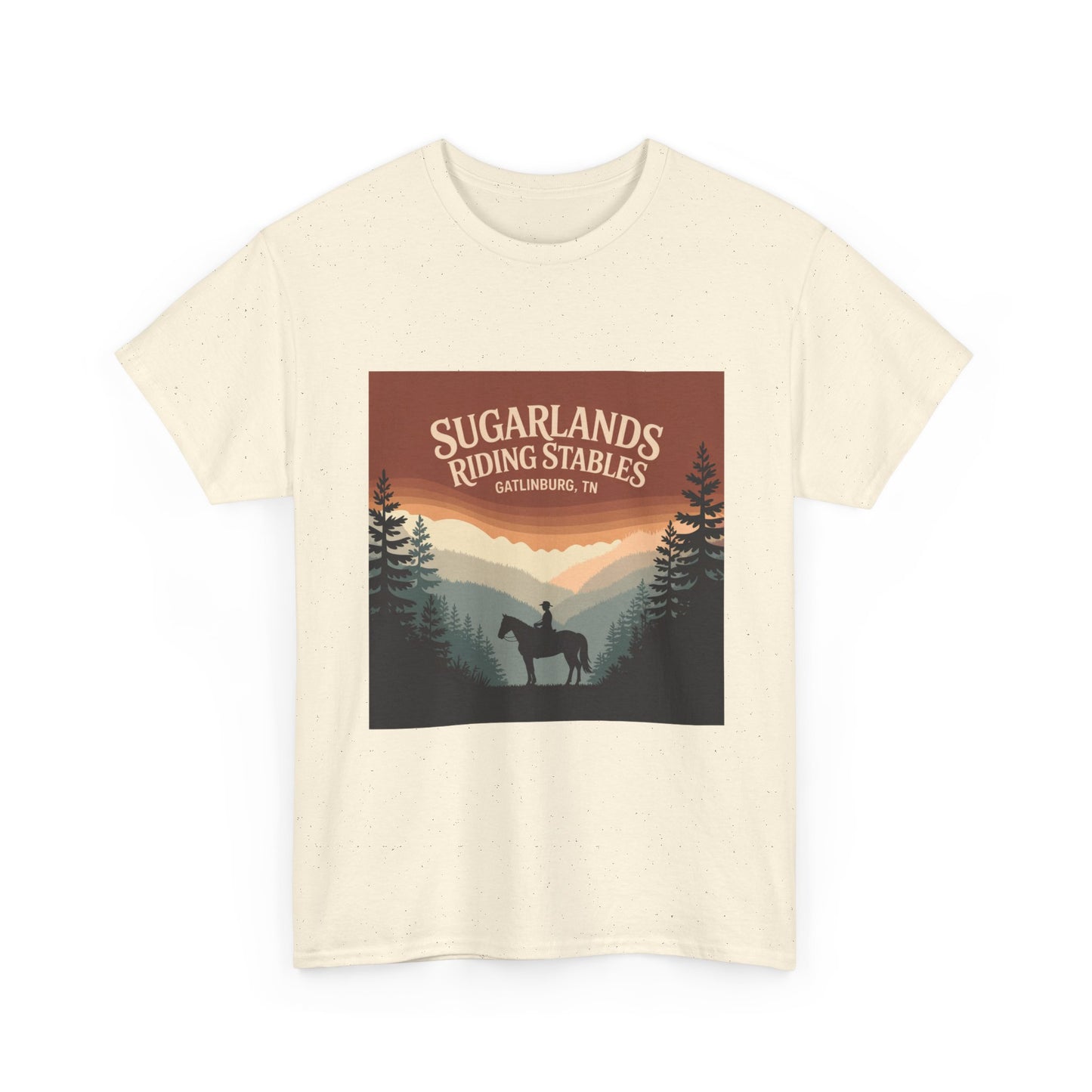 Sugarlands Riding Stables T-Shirt – Gatlinburg Tennessee Smoky Mountains Horseback Tee