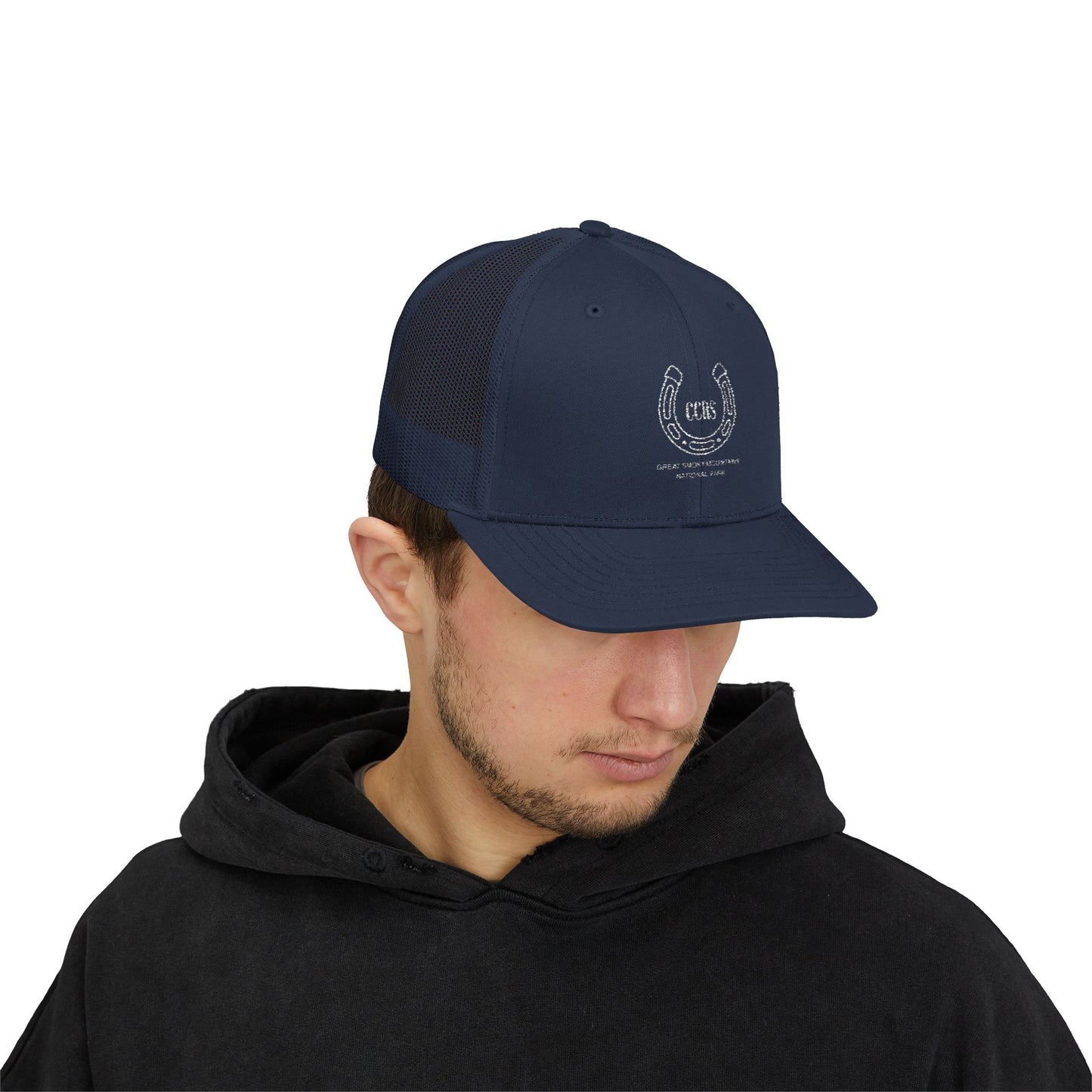 Cades Cove Riding Stables Horseshoe Snapback Trucker Cap