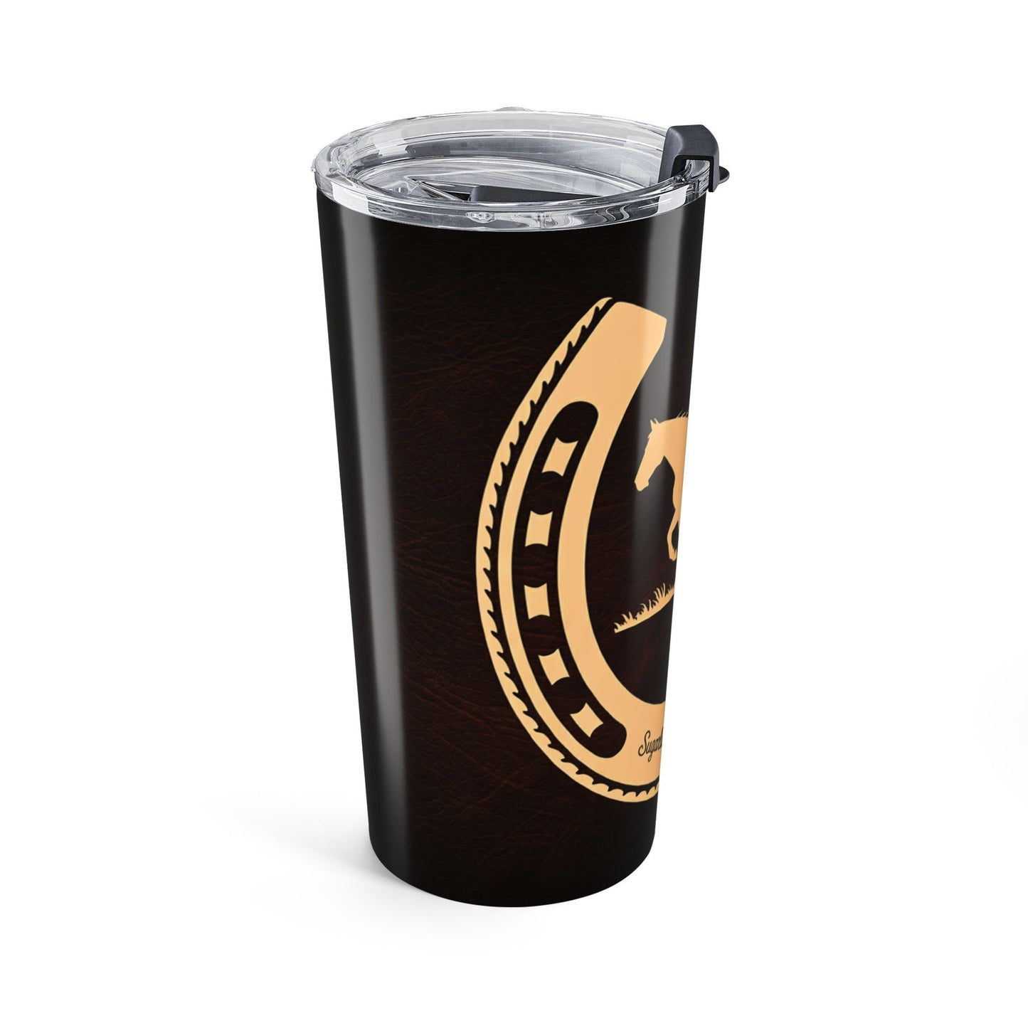Golden Horseshoe – Sugarlands Riding Stables Tumbler Design 20oz