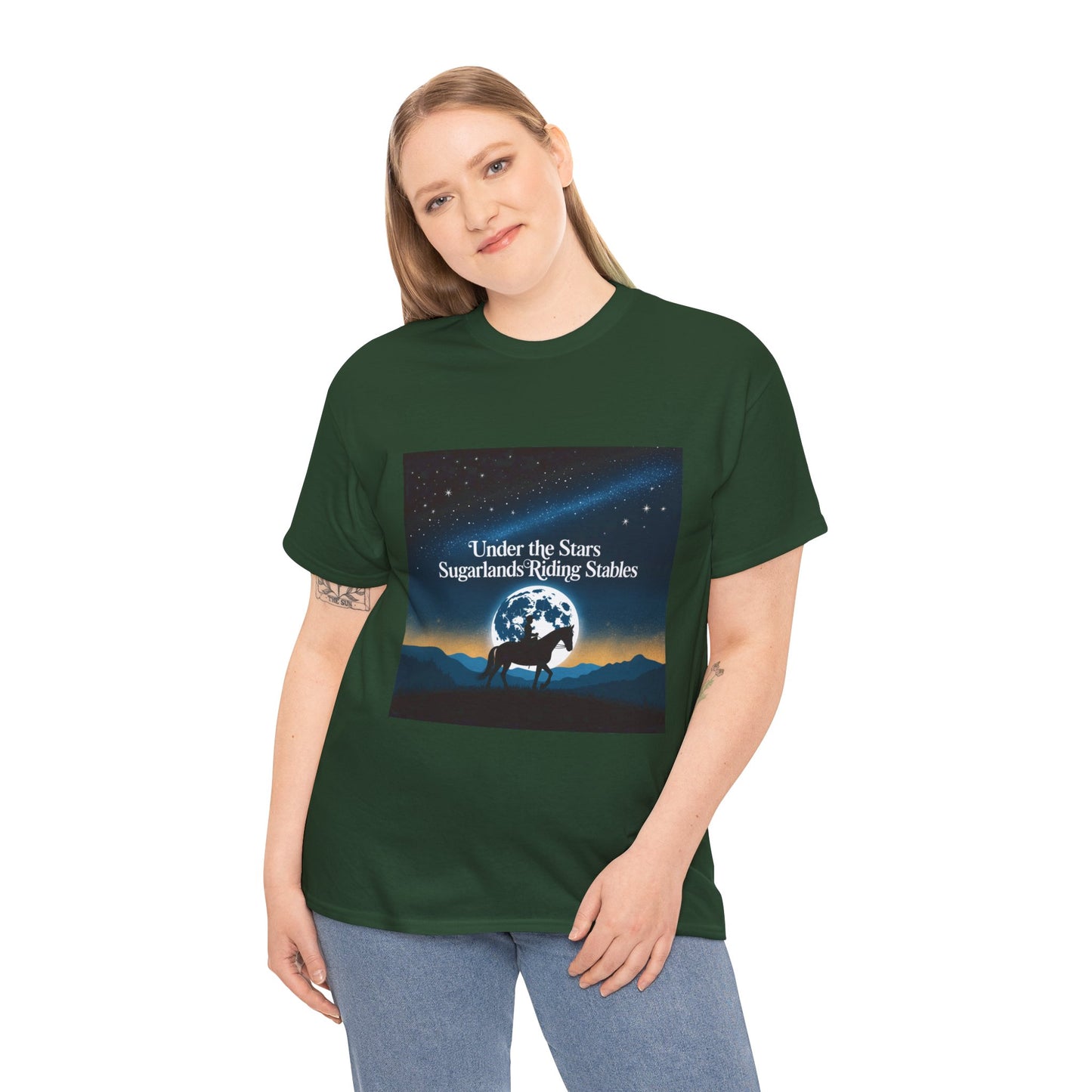 Under the Stars T-Shirt – Sugarlands Riding Stables Gatlinburg Smoky Mountains Horseback Tee