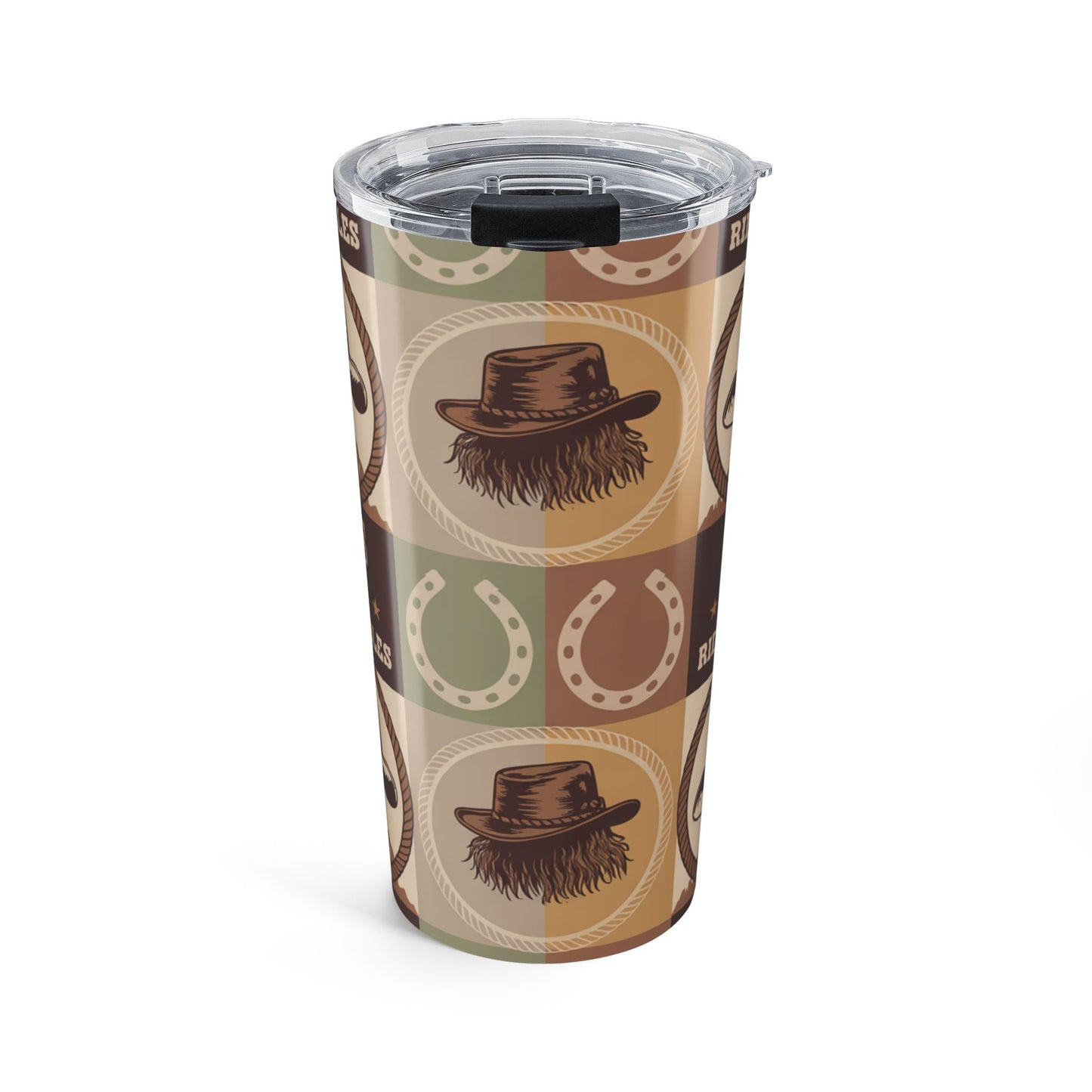 Cades Cove Ranch Life Patchwork Tumbler 20oz