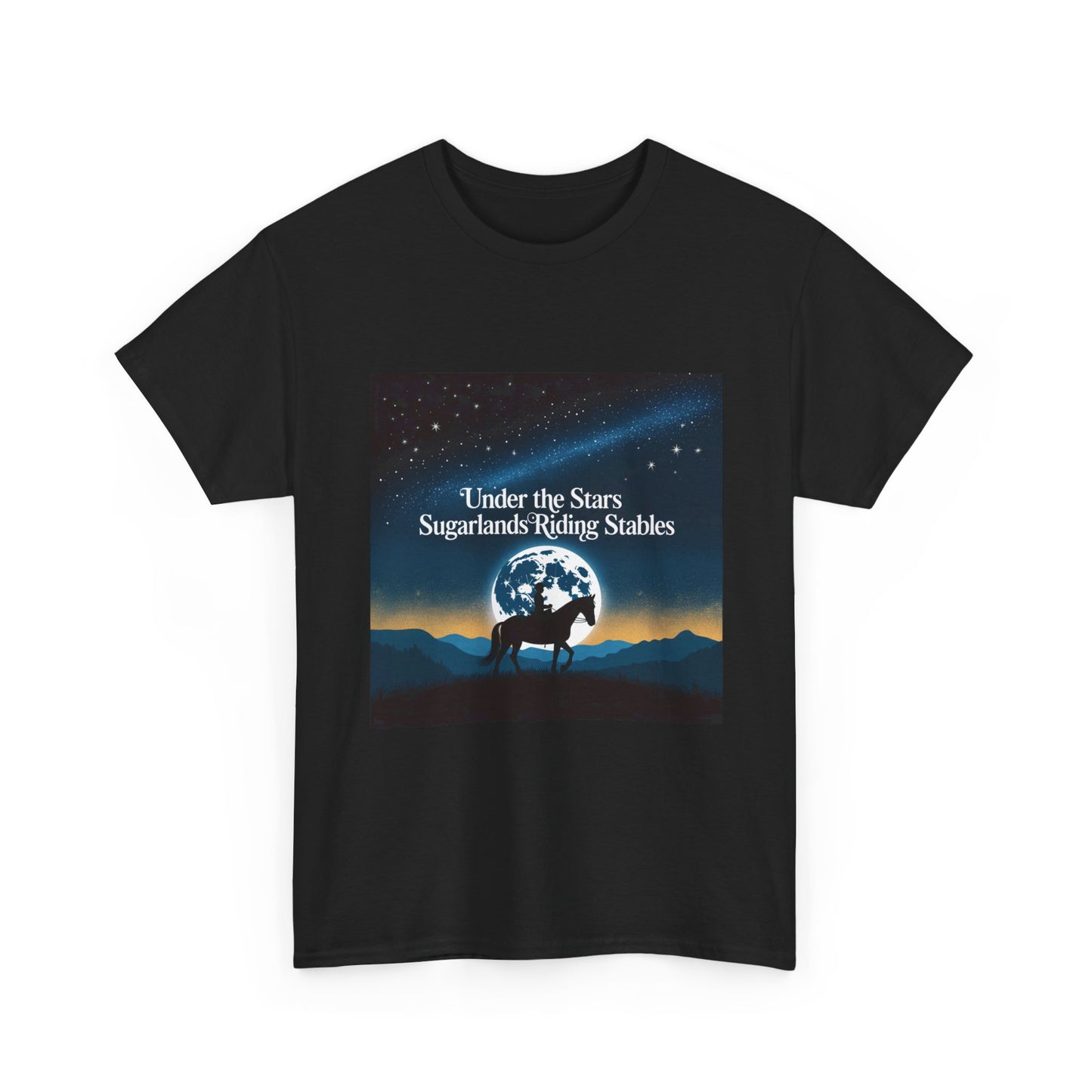 Under the Stars T-Shirt – Sugarlands Riding Stables Gatlinburg Smoky Mountains Horseback Tee