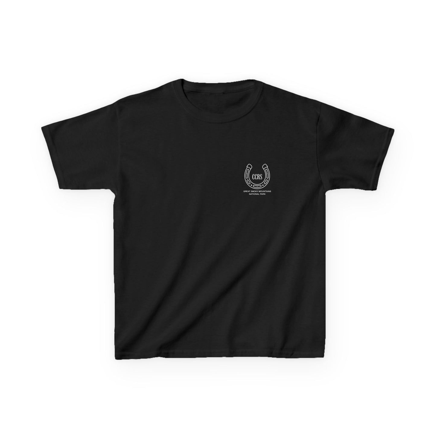 Cades Cove Riding Stables Retro Sunset Kids Heavy Cotton™ Tee