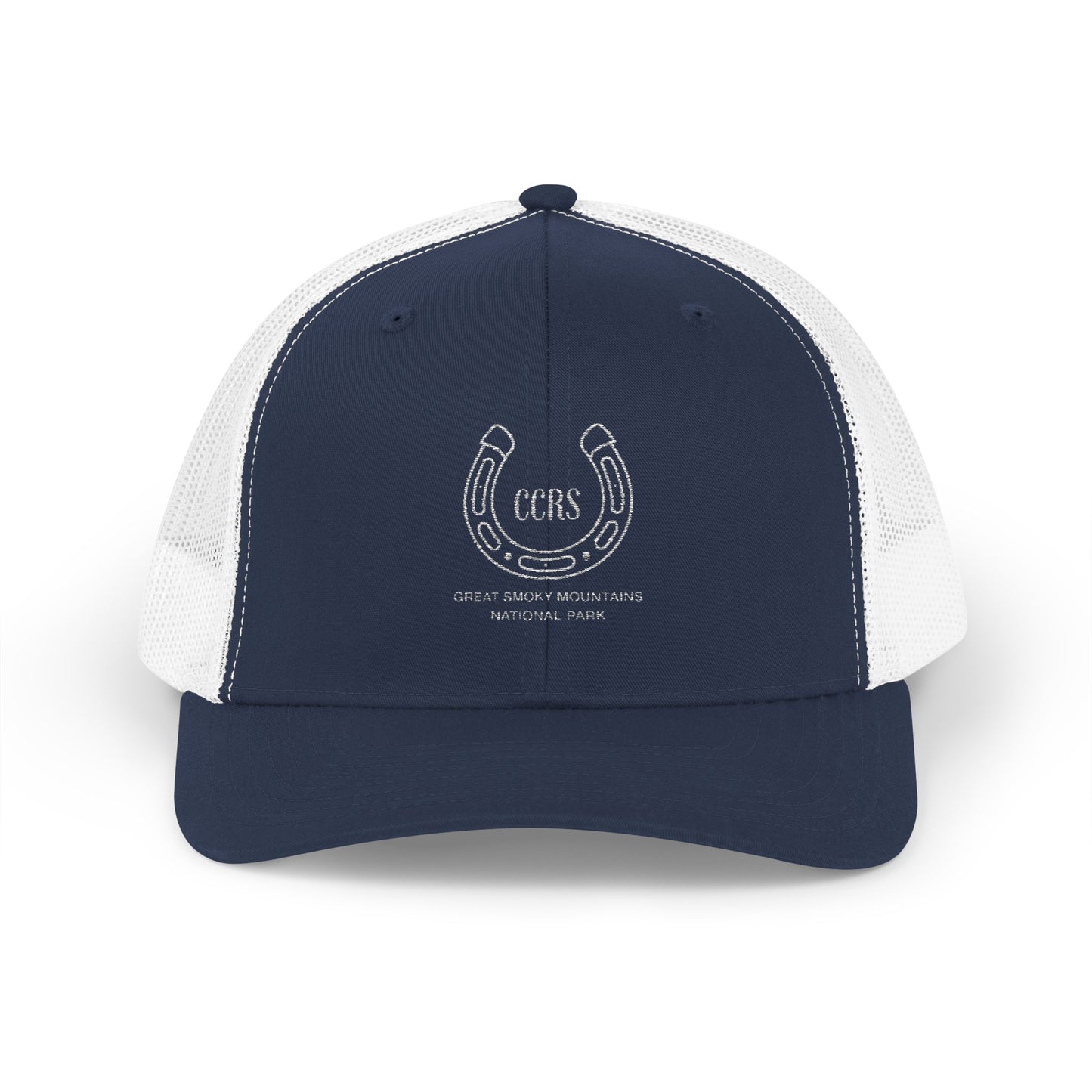 Cades Cove Riding Stables Horseshoe Snapback Trucker Cap