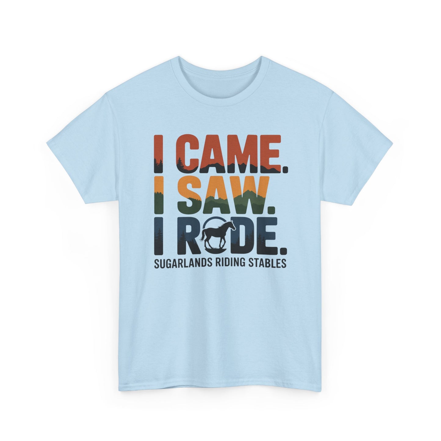 I Came. I Saw. I Rode. Horseback Riding T‑Shirt