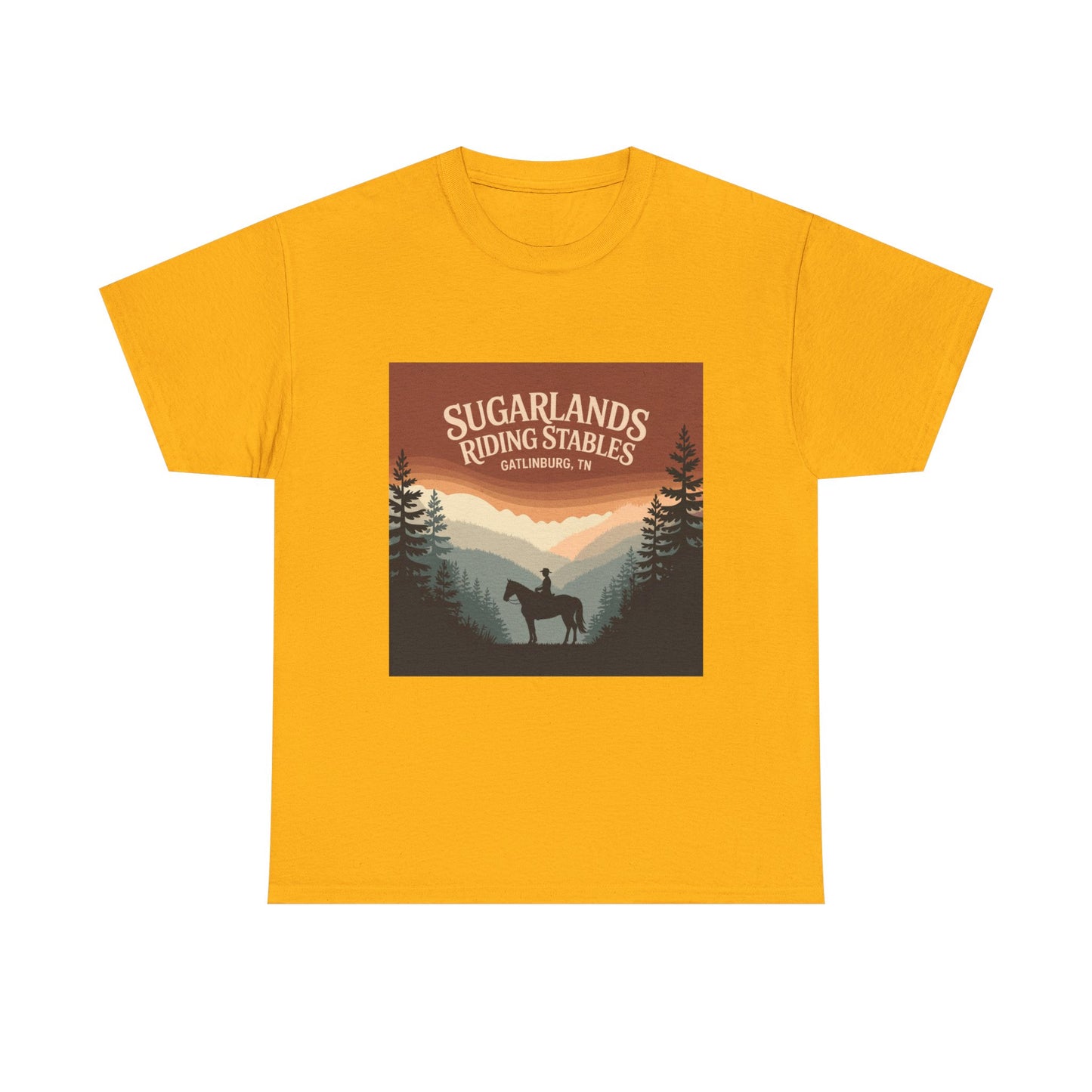 Sugarlands Riding Stables T-Shirt – Gatlinburg Tennessee Smoky Mountains Horseback Tee