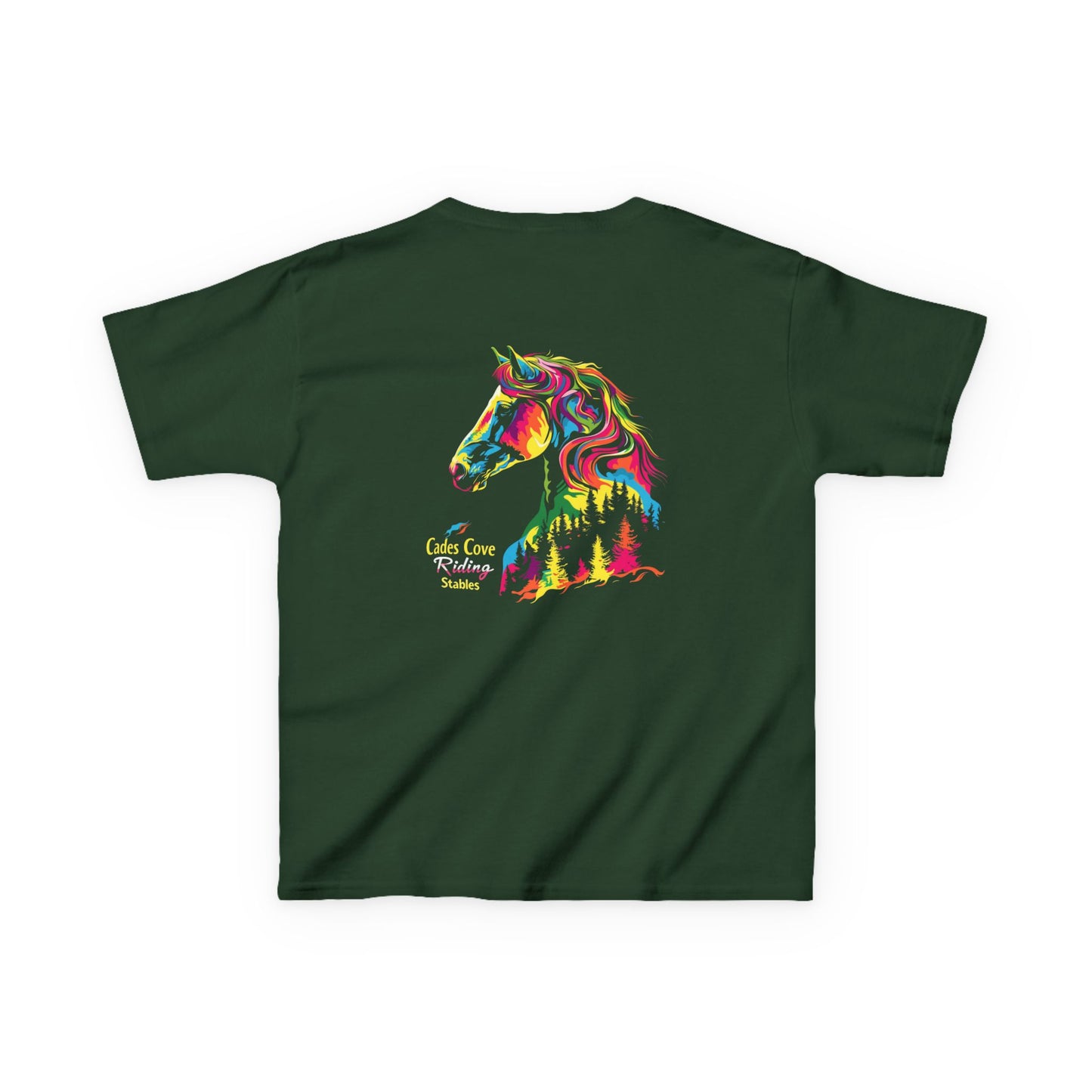 Cades Cove Riding Stables Horsehead Kids Heavy Cotton™ Tee