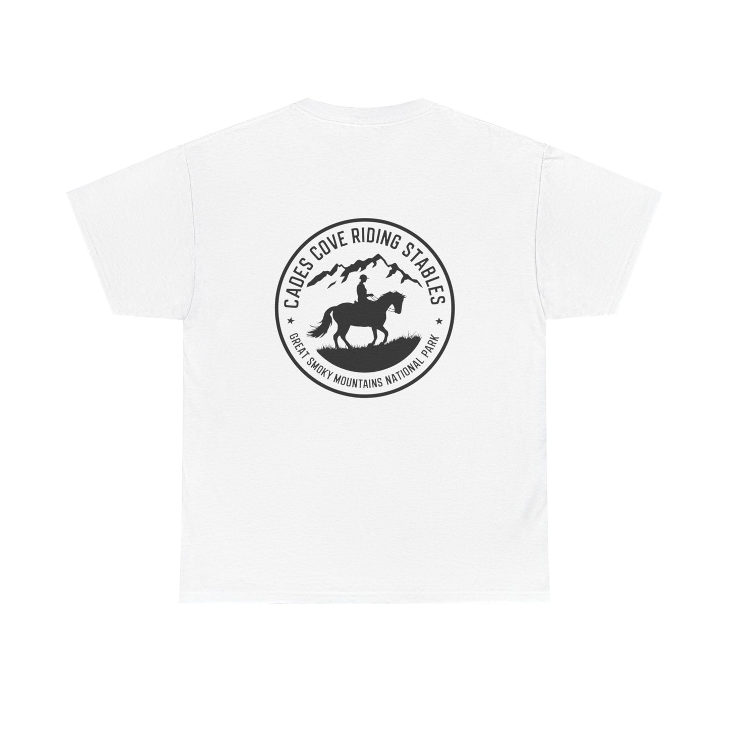 Cades Cove Rider in the Mountains