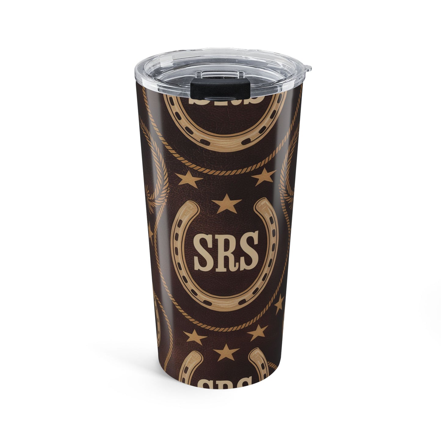 SRS Western Emblem – Sugarlands Riding Stables Tumbler Design 20oz