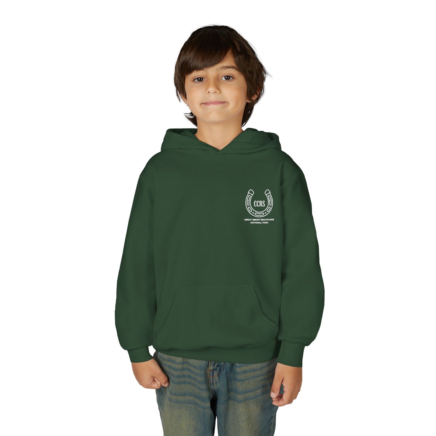 Cades Cove Riding Stables Youth Heavy Blend Hooded Sweatshirt