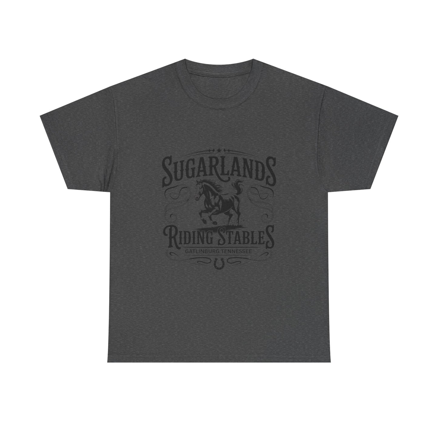 Sugarlands Riding Stables T-Shirt – Western Horse Design Gatlinburg Tennessee