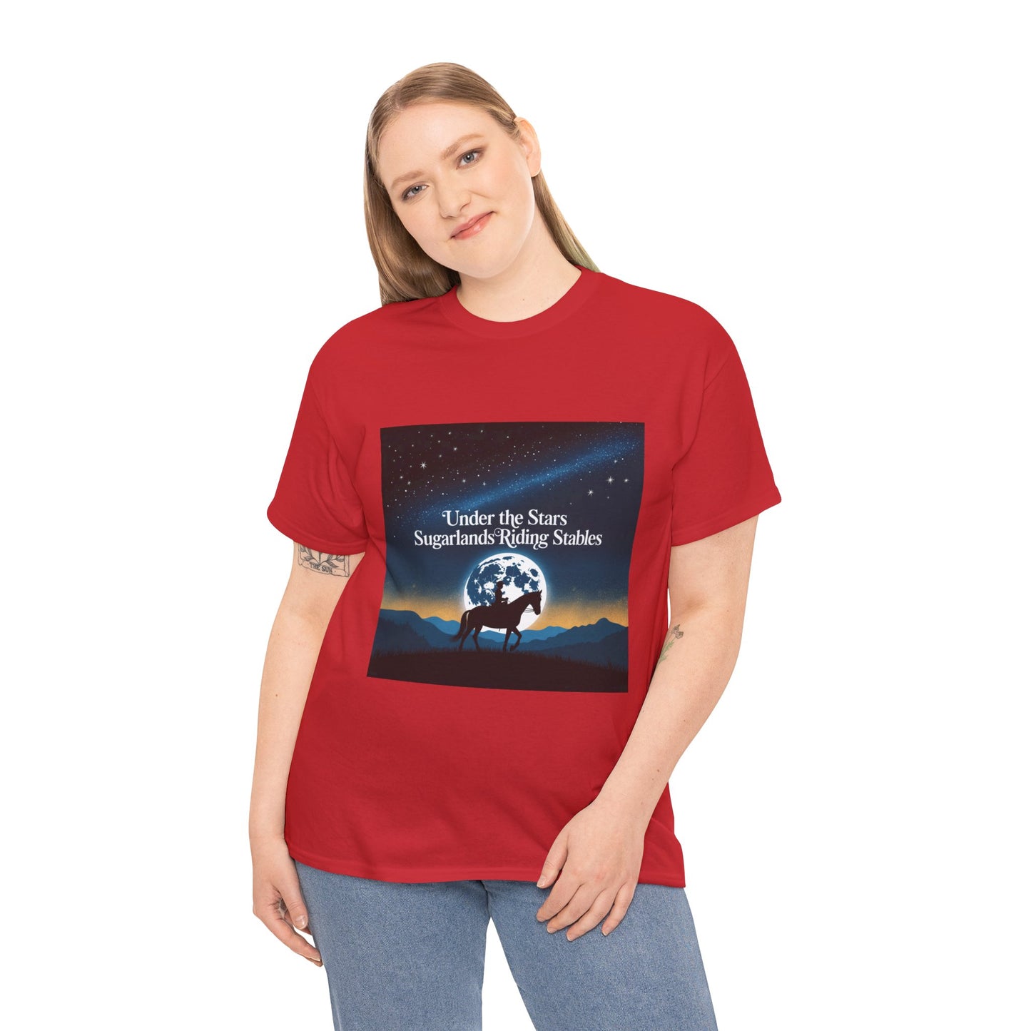 Under the Stars T-Shirt – Sugarlands Riding Stables Gatlinburg Smoky Mountains Horseback Tee