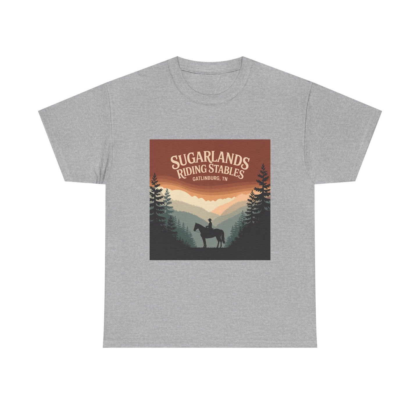 Sugarlands Riding Stables T-Shirt – Gatlinburg Tennessee Smoky Mountains Horseback Tee