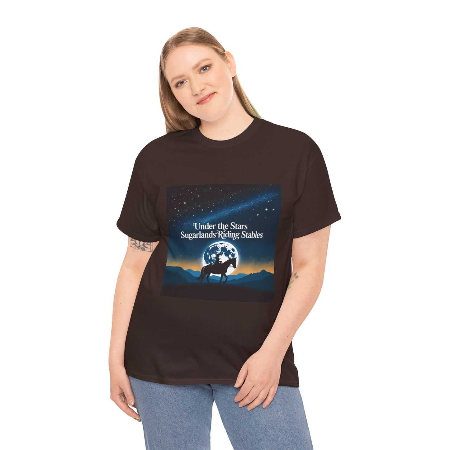 Under the Stars T-Shirt – Sugarlands Riding Stables Gatlinburg Smoky Mountains Horseback Tee