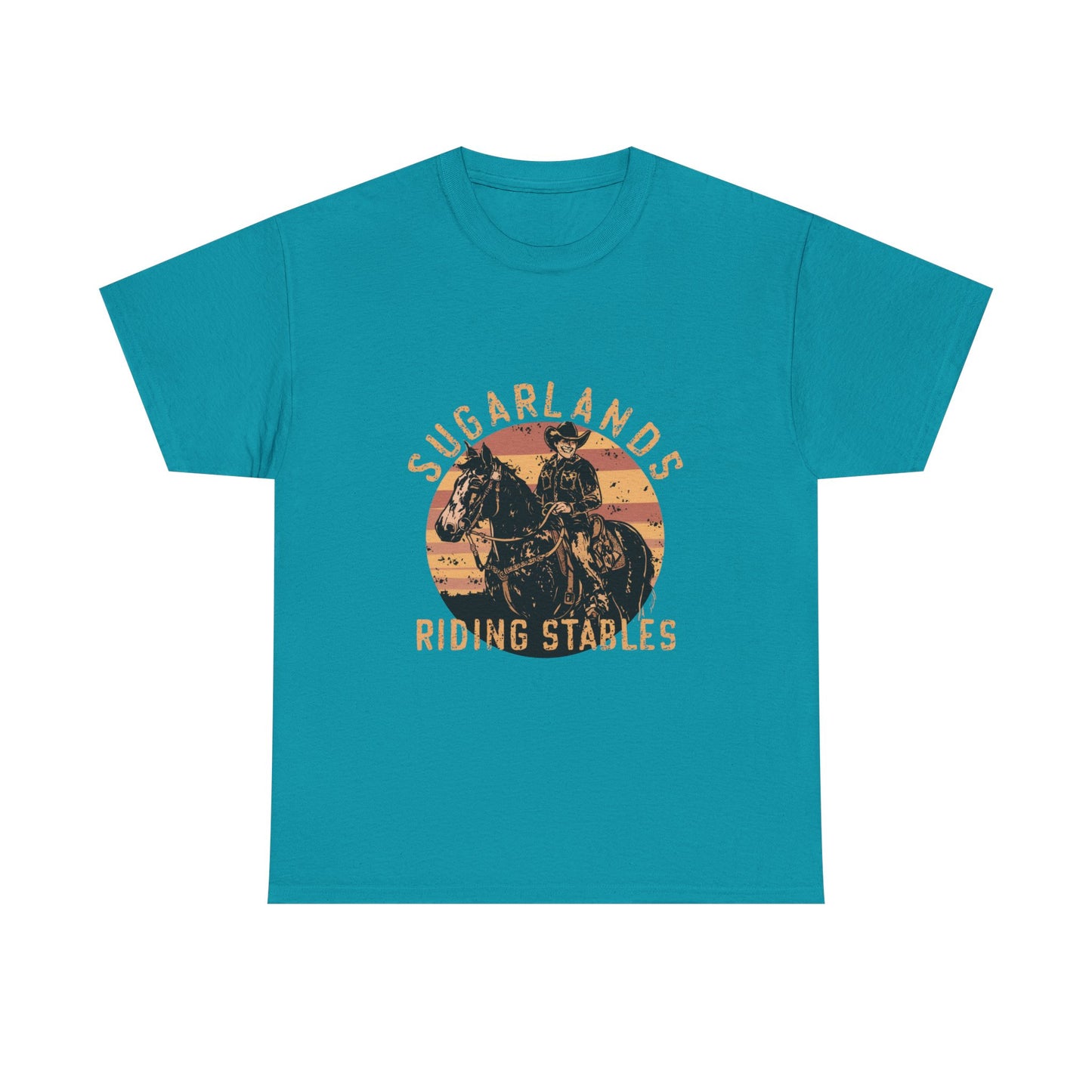 Sugarlands Riding Stables Cowboy Unisex Heavy Cotton Tee