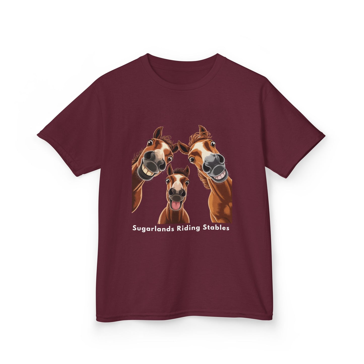 Happy Herd Crew – Funny Horse Faces Sugarlands Riding Stables Shirt