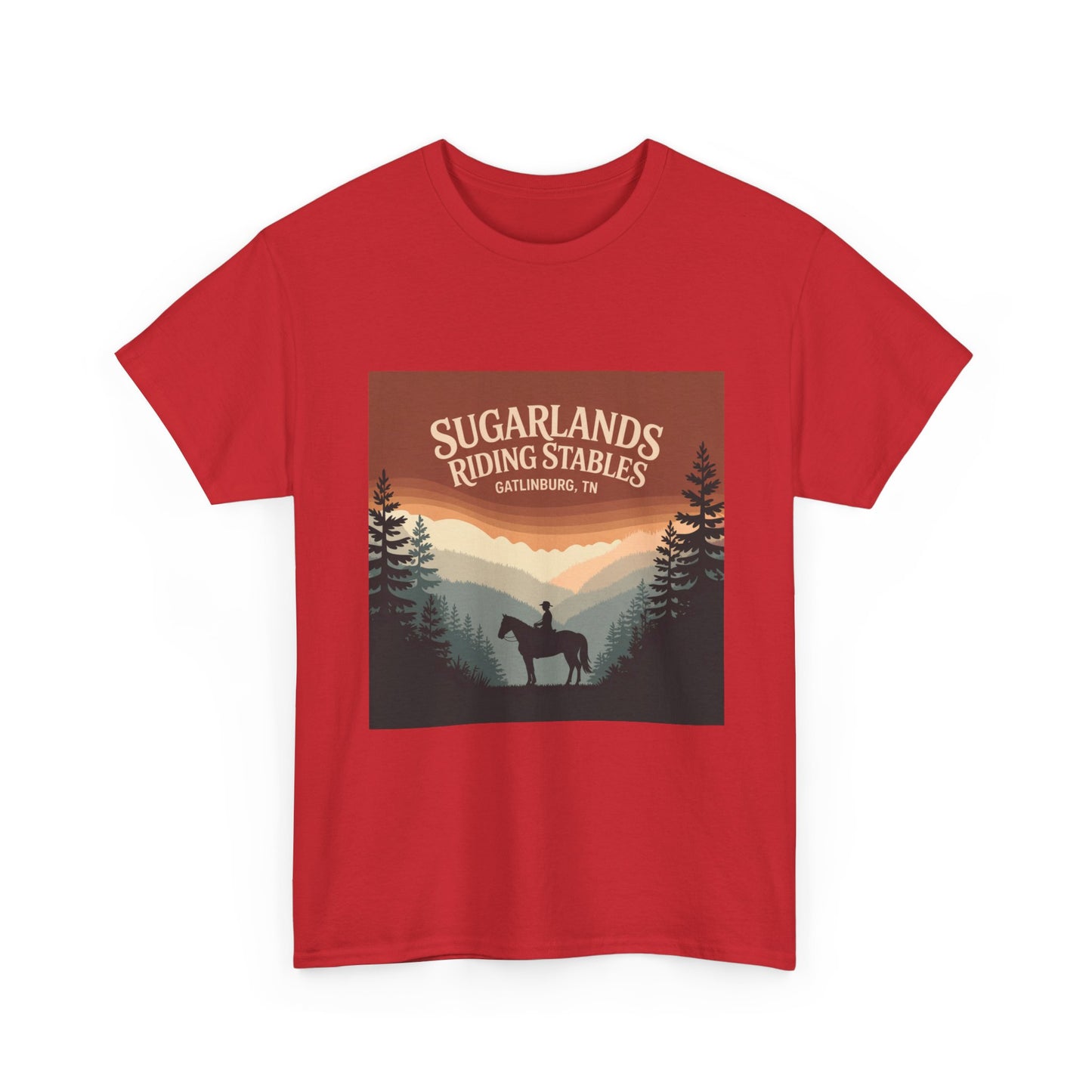 Sugarlands Riding Stables T-Shirt – Gatlinburg Tennessee Smoky Mountains Horseback Tee
