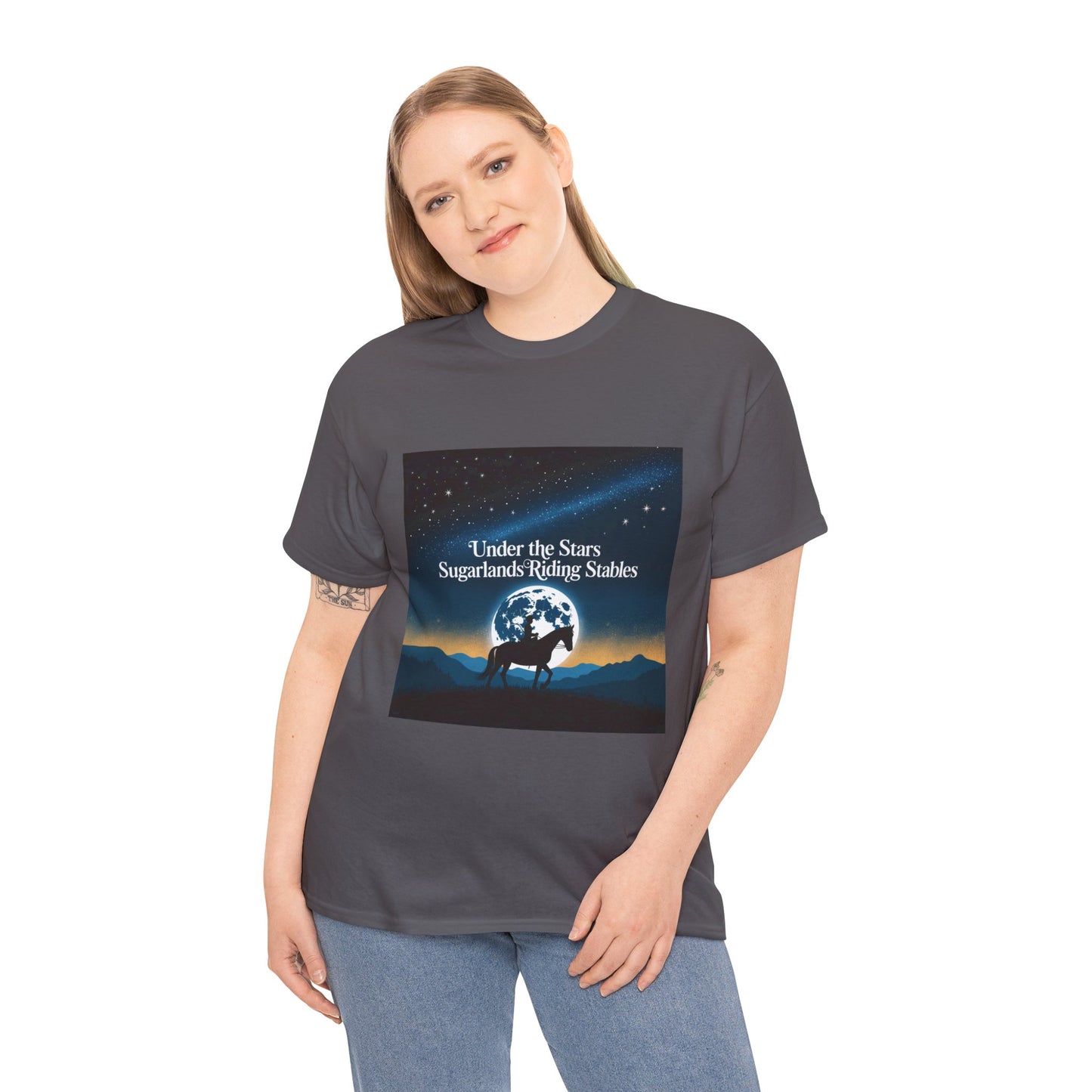 Under the Stars T-Shirt – Sugarlands Riding Stables Gatlinburg Smoky Mountains Horseback Tee