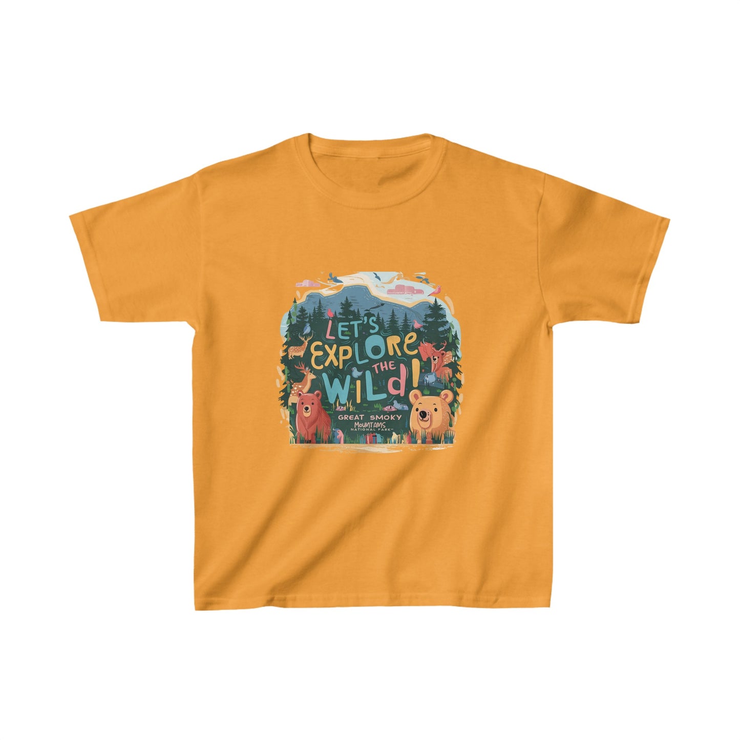 Great Smoky Mountains National Park Explore Kids Heavy Cotton™ Tee