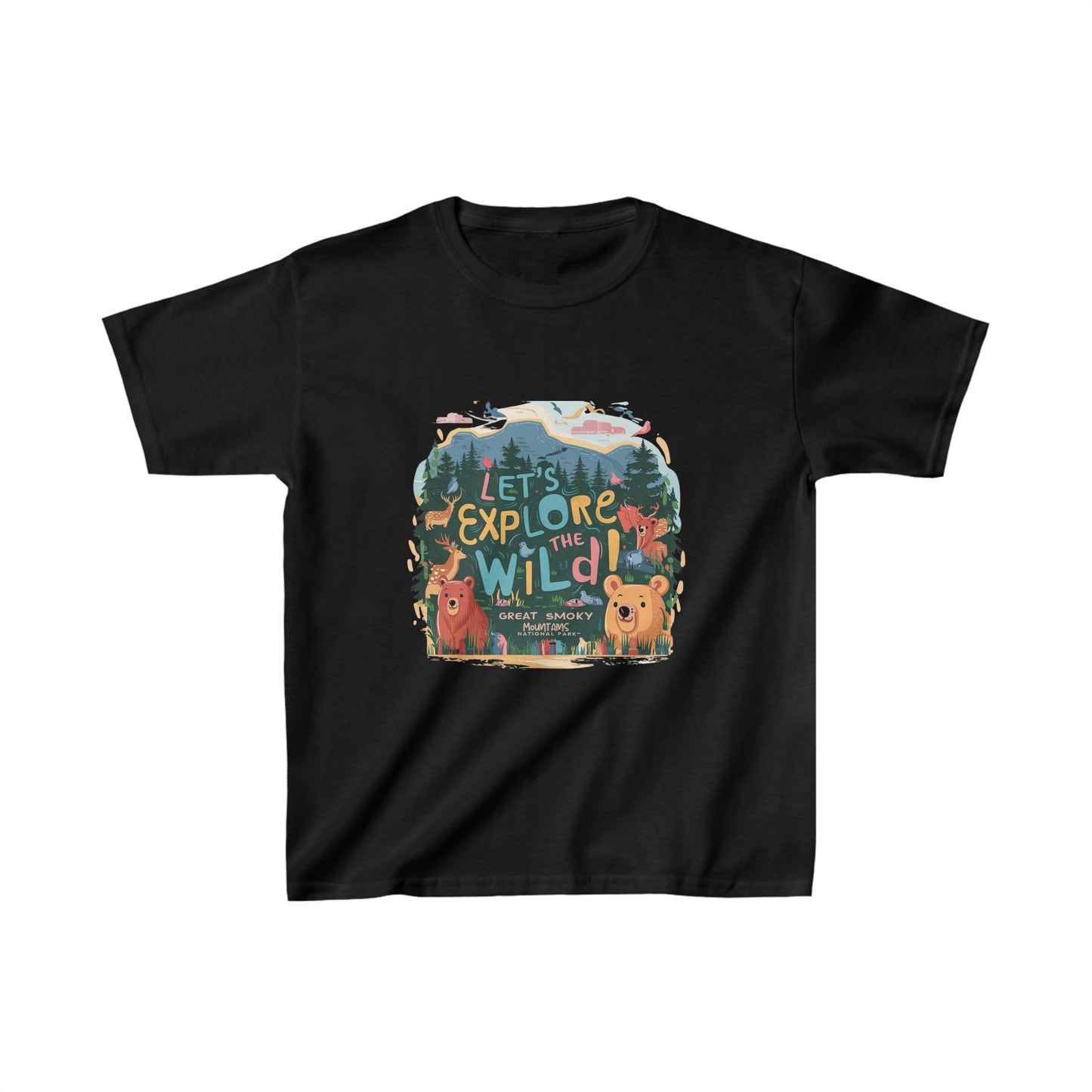 Great Smoky Mountains National Park Explore Kids Heavy Cotton™ Tee
