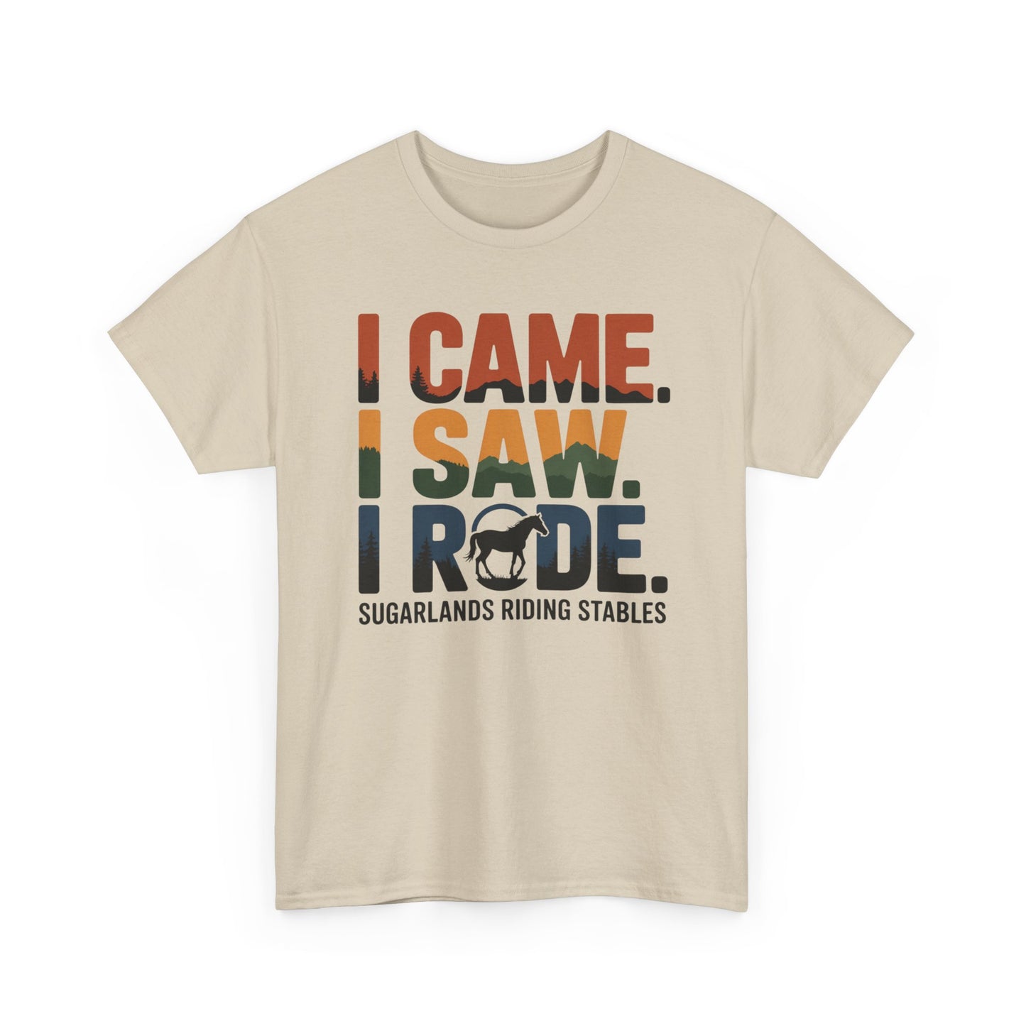I Came. I Saw. I Rode. Horseback Riding T‑Shirt
