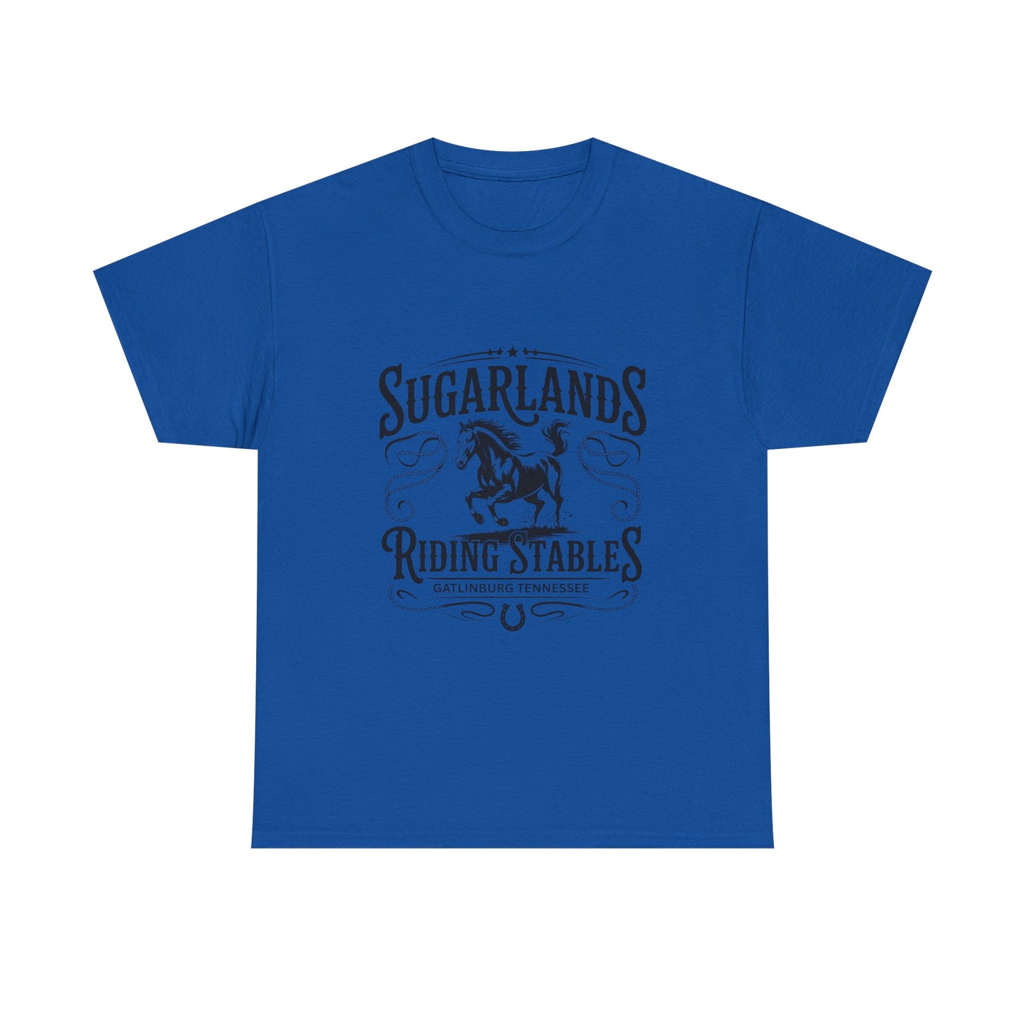 Sugarlands Riding Stables T-Shirt – Western Horse Design Gatlinburg Tennessee
