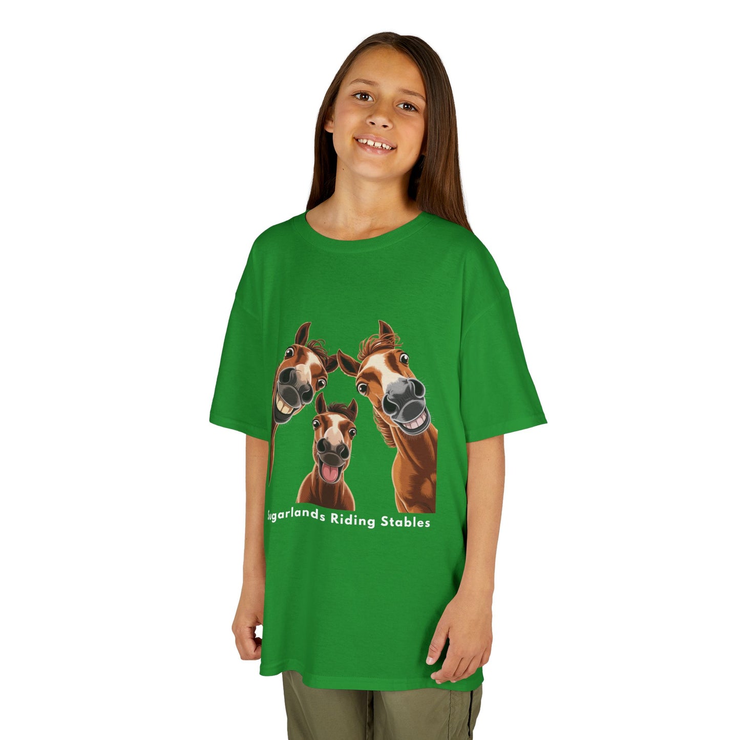 Happy Herd Crew – Funny Horse Faces Sugarlands Riding Stables Shirt