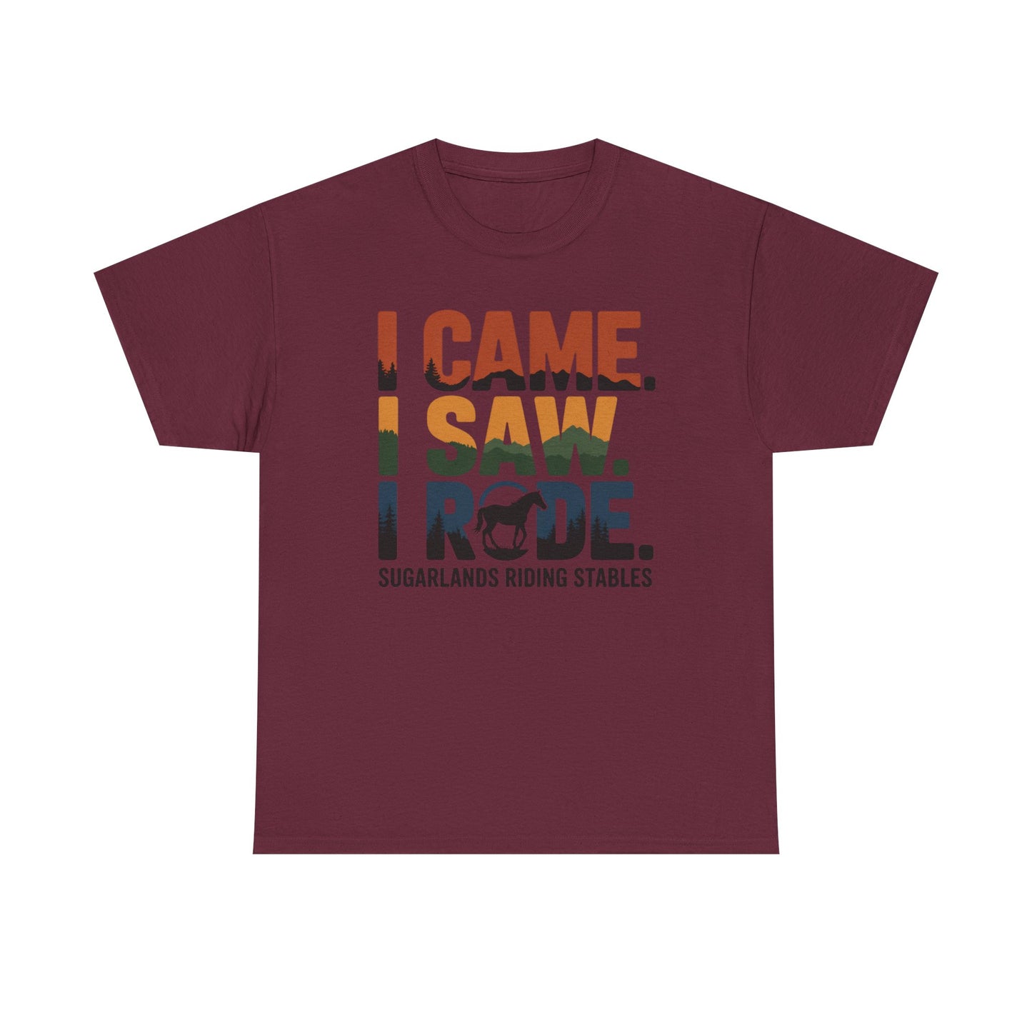 I Came. I Saw. I Rode. Horseback Riding T‑Shirt