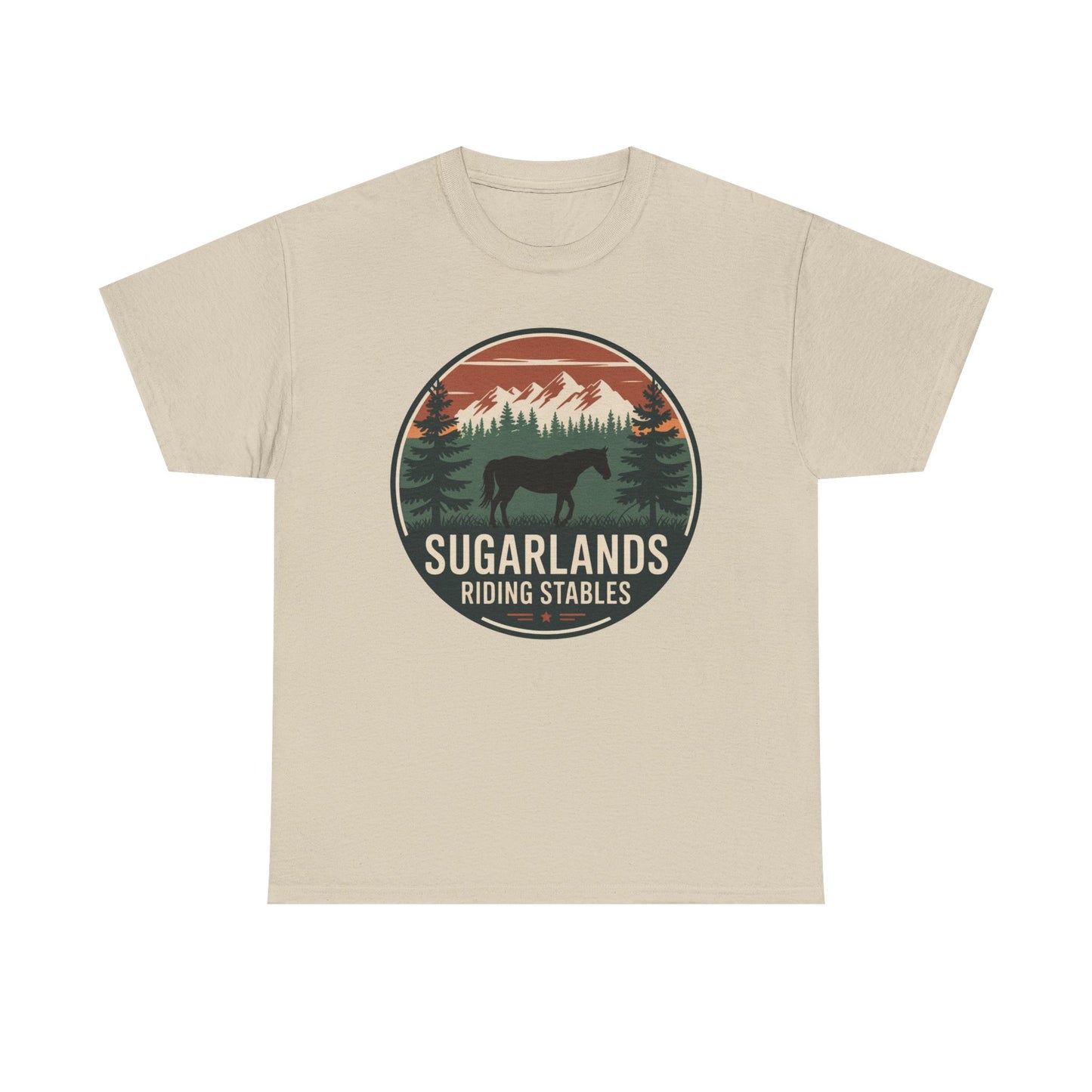 Sugarlands Riding Stables Mountain Horse Shirt – Great Smoky Mountains Trail Riding Tee