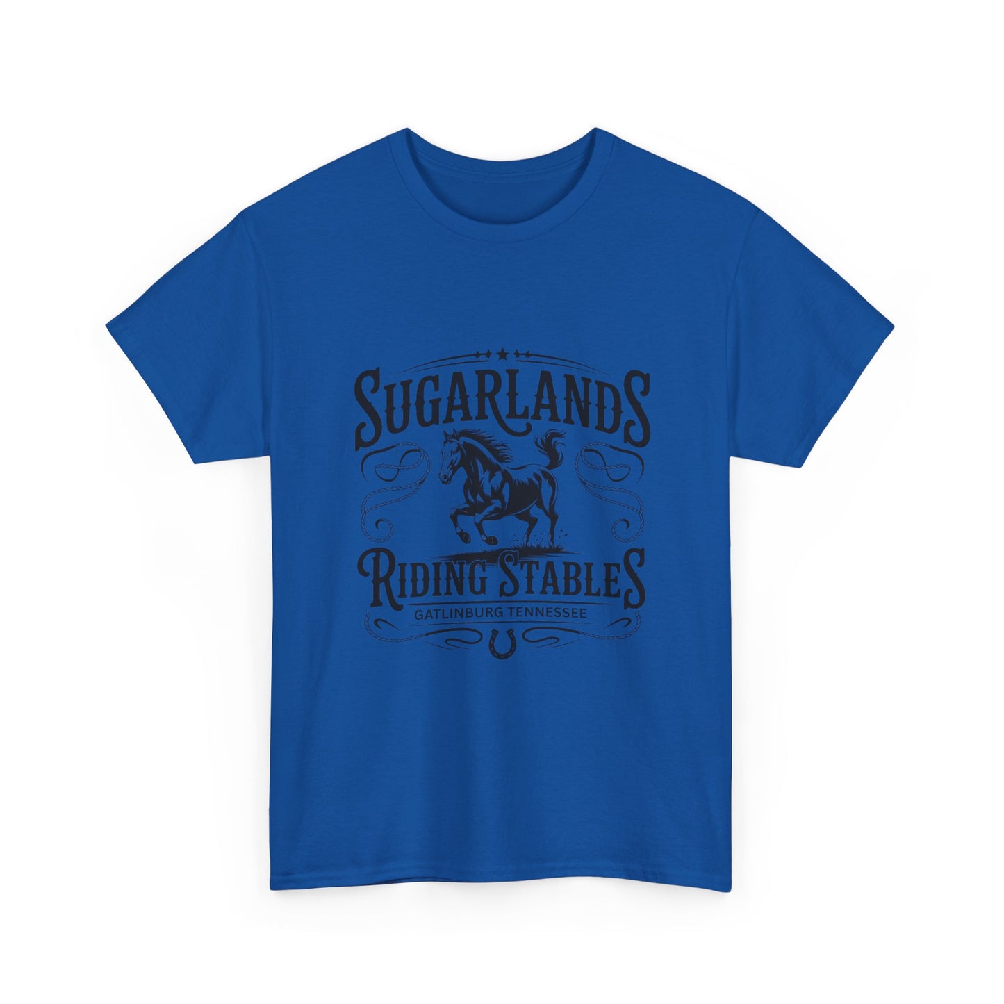 Sugarlands Riding Stables T-Shirt – Western Horse Design Gatlinburg Tennessee