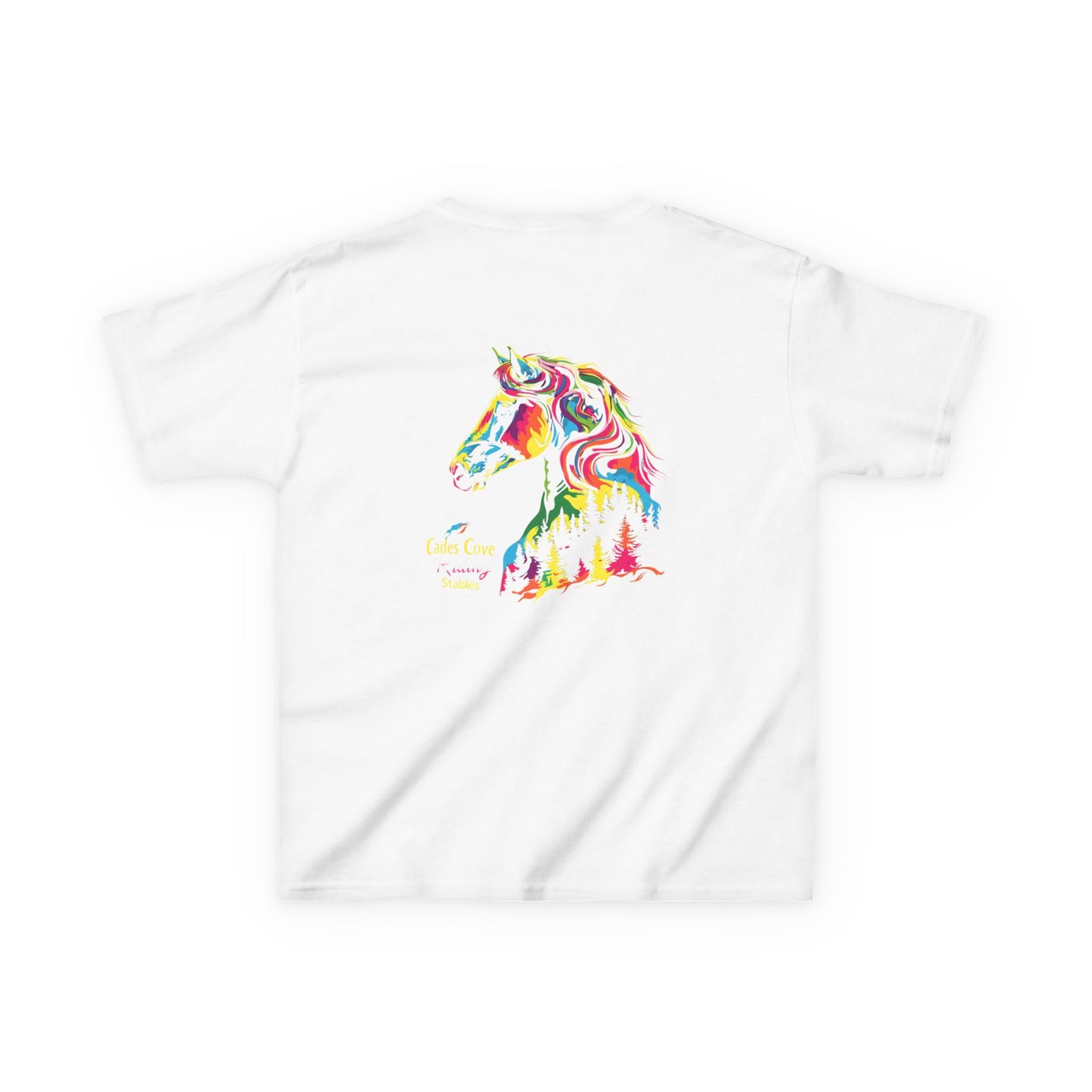 Cades Cove Riding Stables Horsehead Kids Heavy Cotton™ Tee