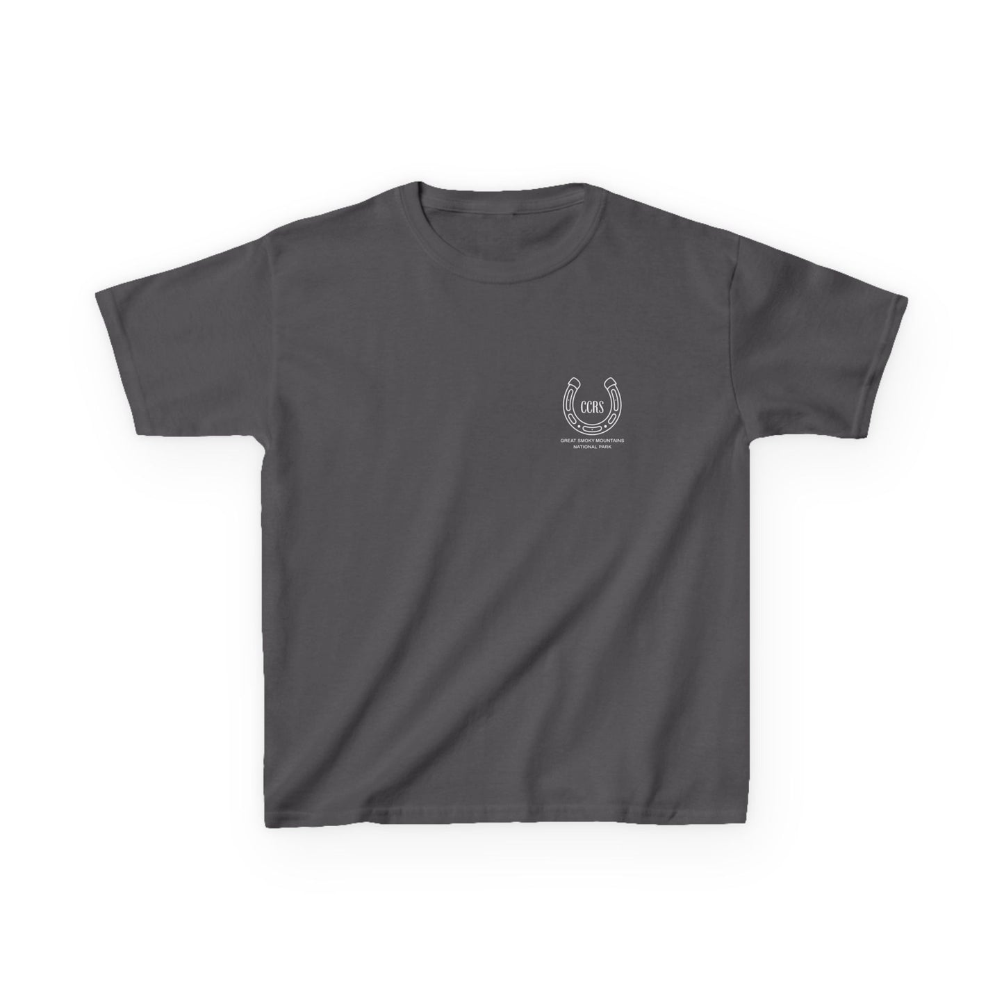Cades Cove Riding Stables Retro Sunset Kids Heavy Cotton™ Tee
