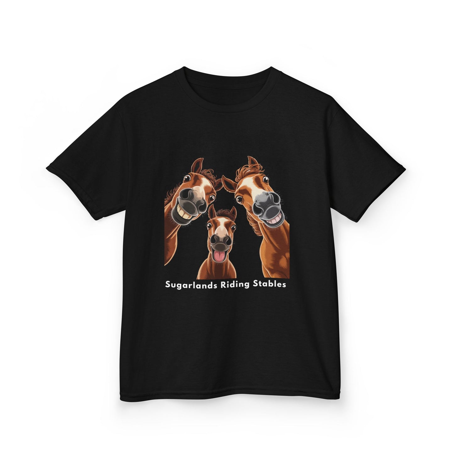 Happy Herd Crew – Funny Horse Faces Sugarlands Riding Stables Shirt