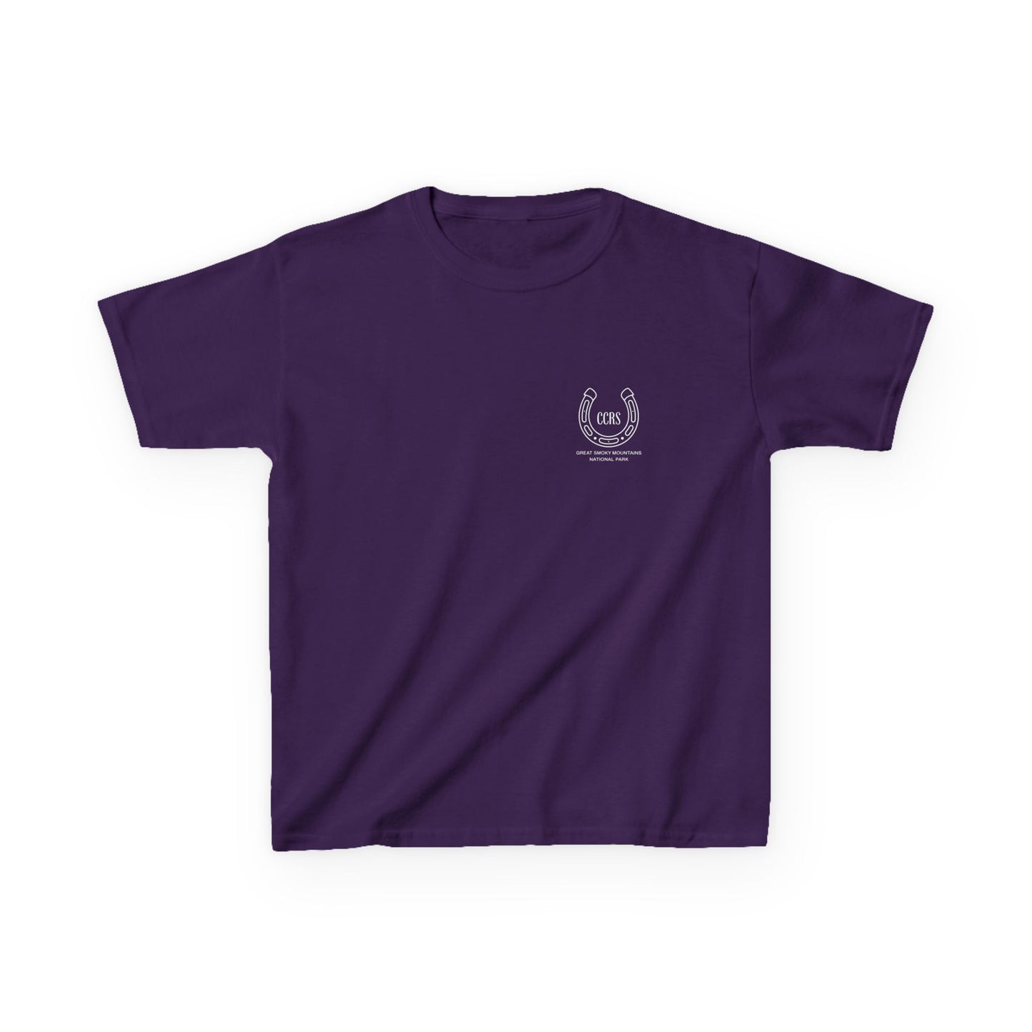 Cades Cove Riding Stables Retro Sunset Kids Heavy Cotton™ Tee