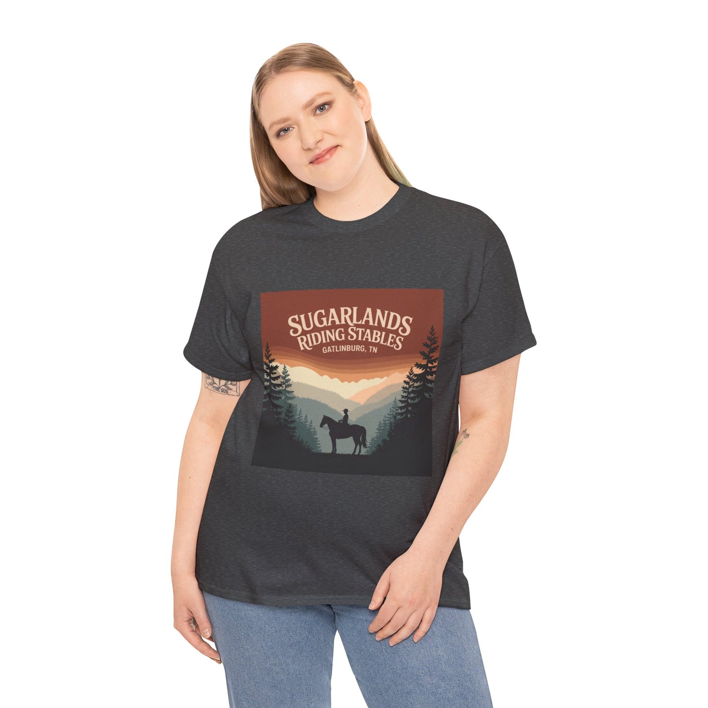 Sugarlands Riding Stables T-Shirt – Gatlinburg Tennessee Smoky Mountains Horseback Tee