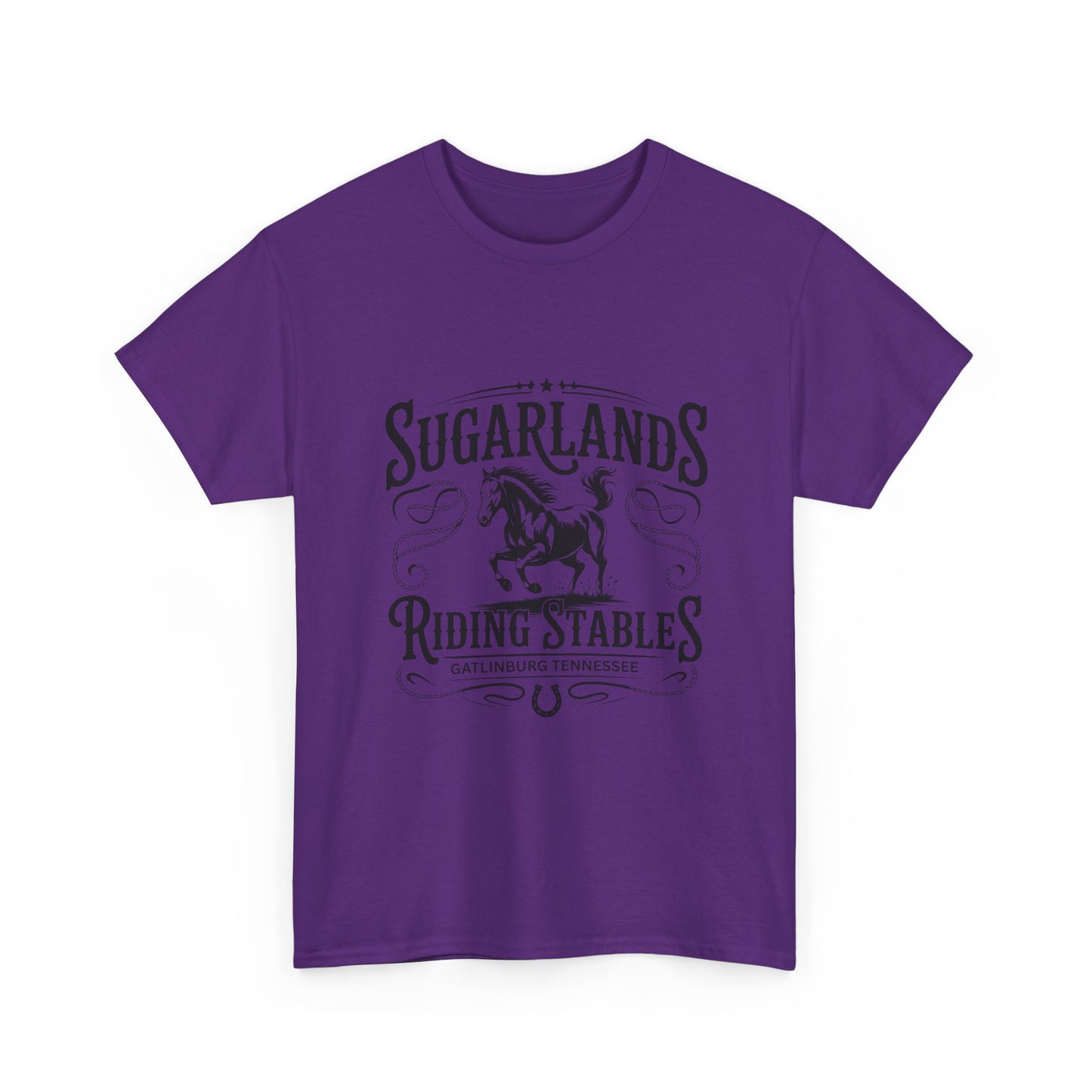 Sugarlands Riding Stables T-Shirt – Western Horse Design Gatlinburg Tennessee