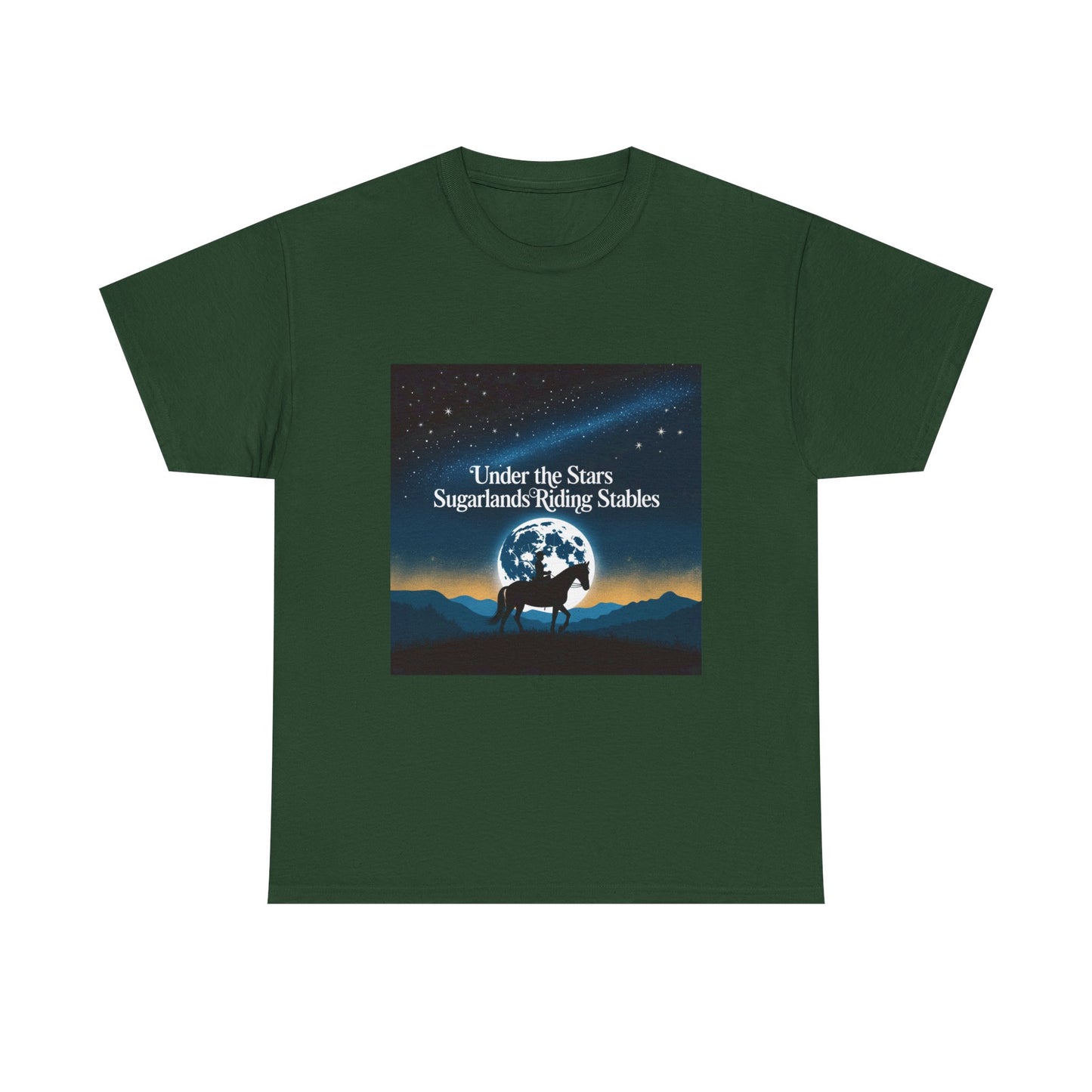 Under the Stars T-Shirt – Sugarlands Riding Stables Gatlinburg Smoky Mountains Horseback Tee