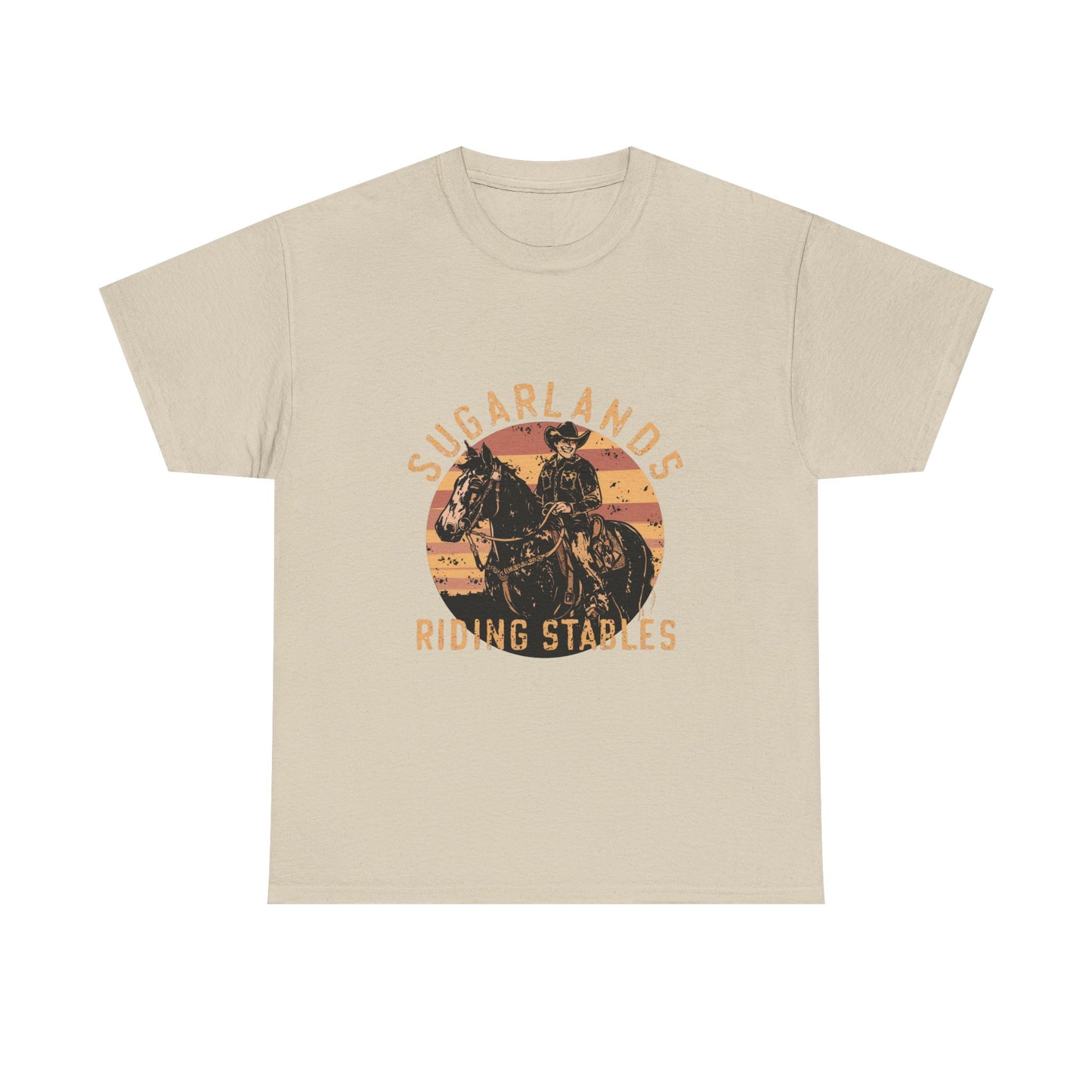 Sugarlands Riding Stables Cowboy Unisex Heavy Cotton Tee