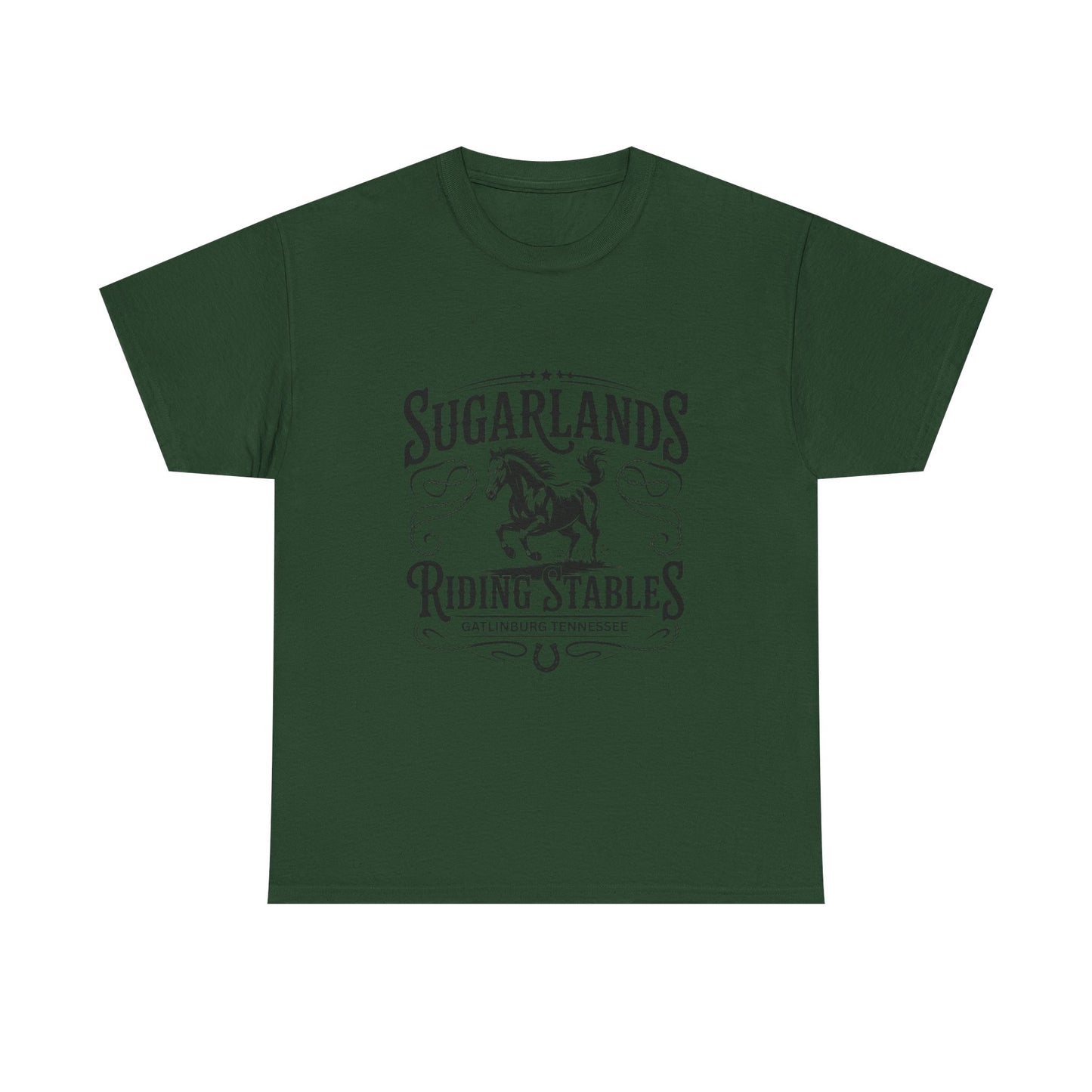 Sugarlands Riding Stables T-Shirt – Western Horse Design Gatlinburg Tennessee