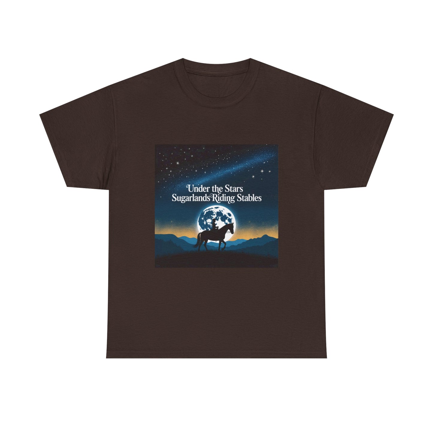 Under the Stars T-Shirt – Sugarlands Riding Stables Gatlinburg Smoky Mountains Horseback Tee