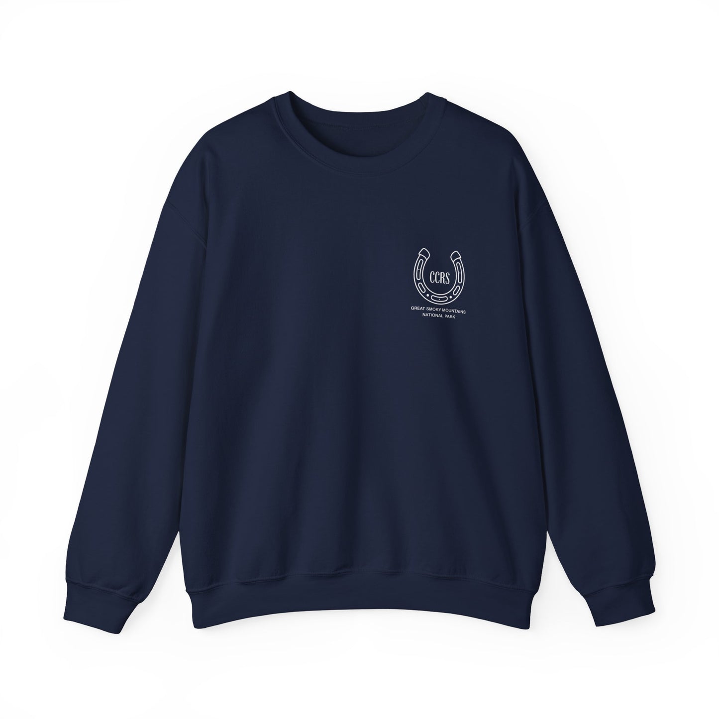 Cades Cove Riding Stables Horsehead Unisex Heavy Blend™ Crewneck Sweatshirt