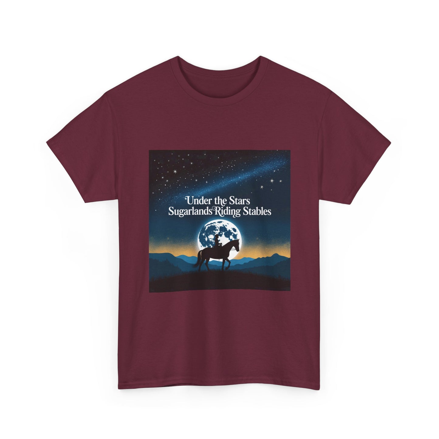 Under the Stars T-Shirt – Sugarlands Riding Stables Gatlinburg Smoky Mountains Horseback Tee