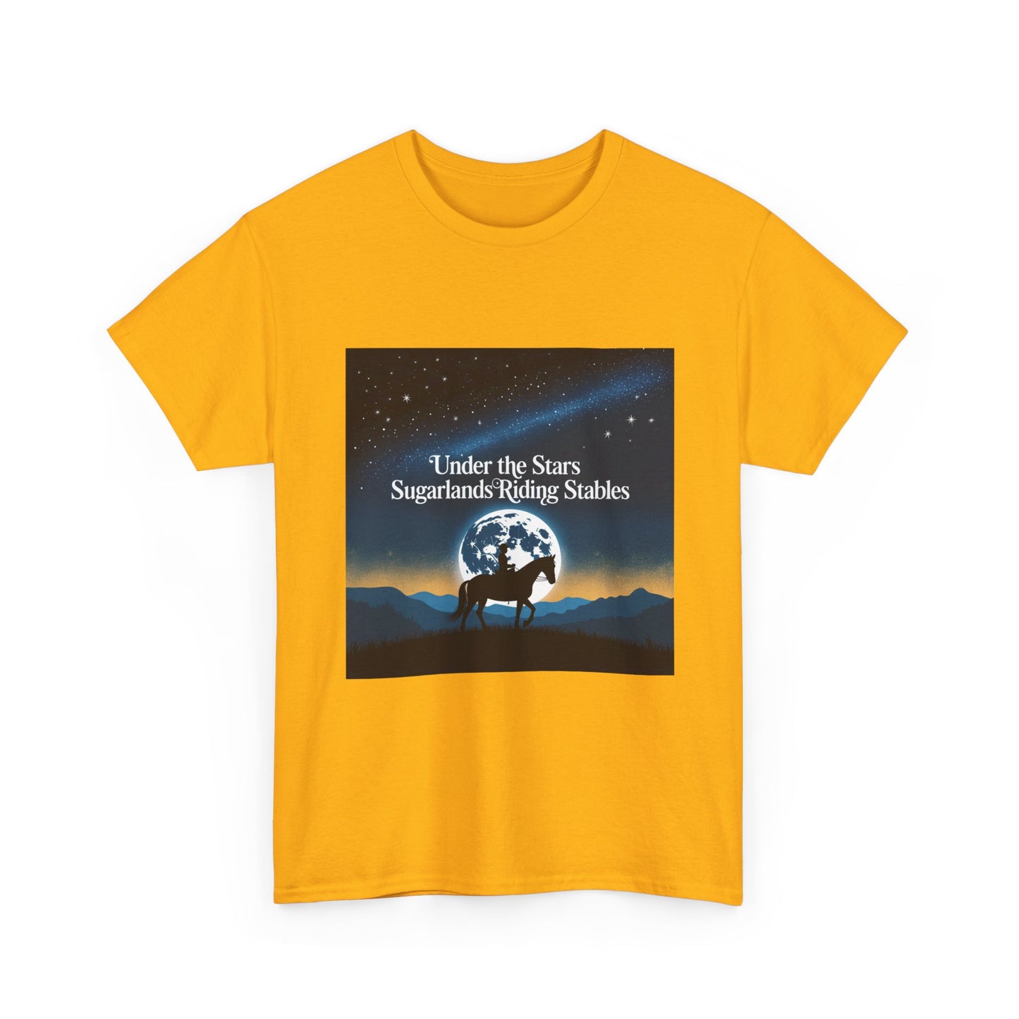 Under the Stars T-Shirt – Sugarlands Riding Stables Gatlinburg Smoky Mountains Horseback Tee