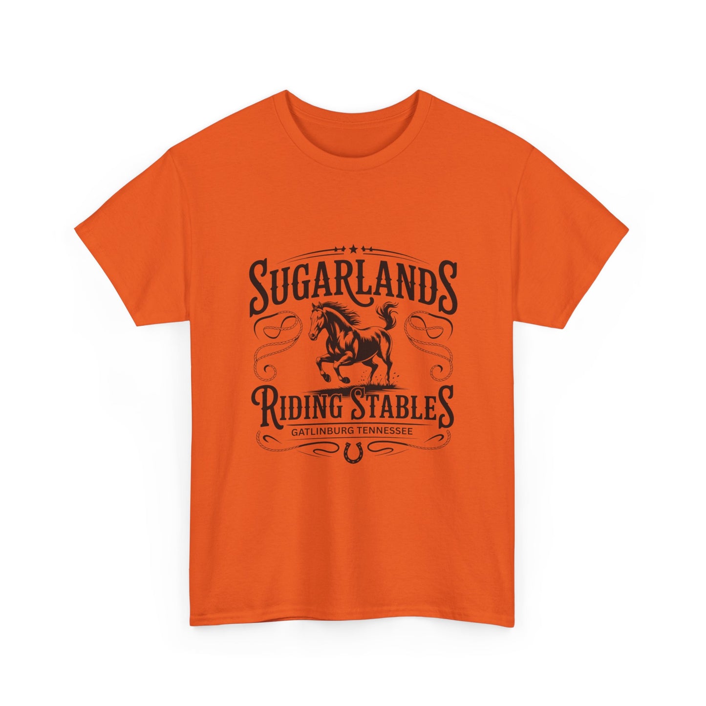 Sugarlands Riding Stables T-Shirt – Western Horse Design Gatlinburg Tennessee