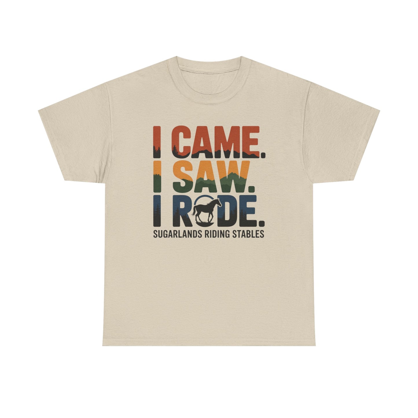 I Came. I Saw. I Rode. Horseback Riding T‑Shirt