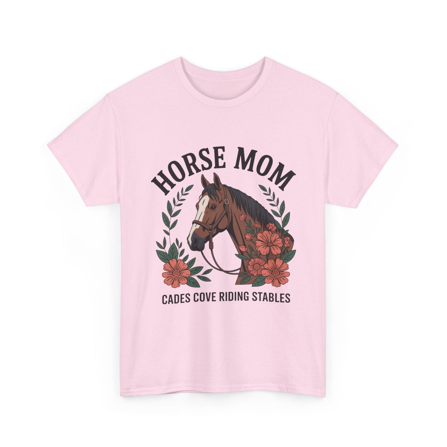 Horse Mom Cades Cove Riding Stables Shirt – Floral Horse Lover Smoky Mountains Tee