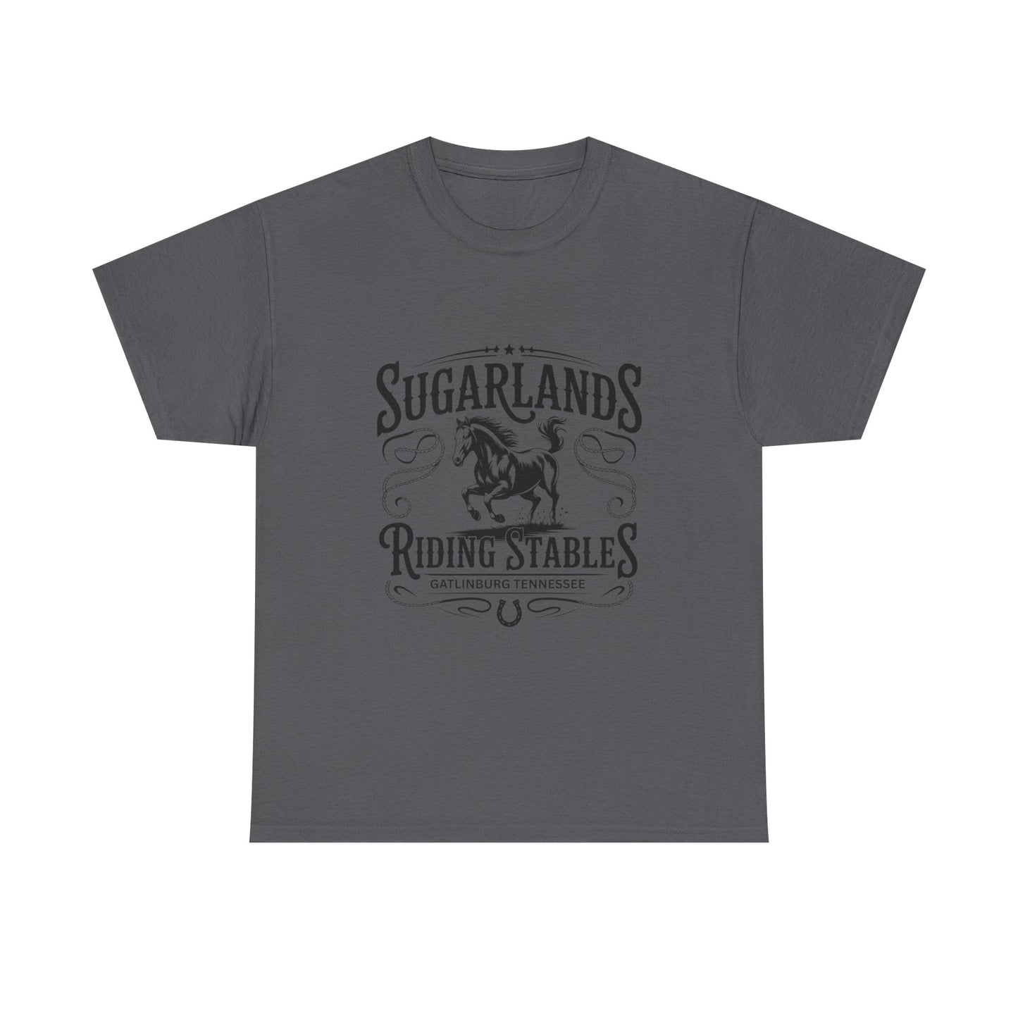 Sugarlands Riding Stables T-Shirt – Western Horse Design Gatlinburg Tennessee